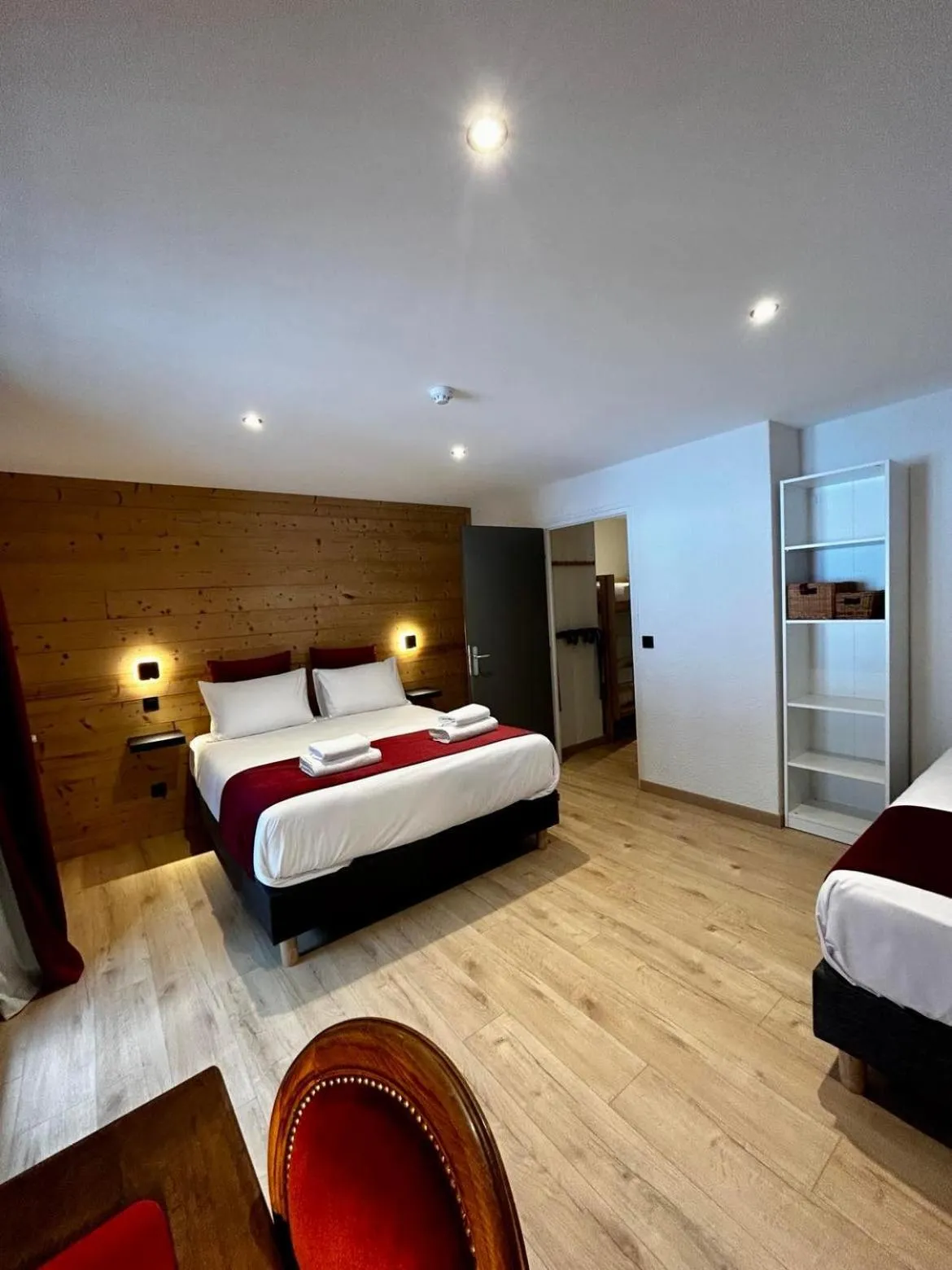 Bed in Hôtel Restaurant Le Madame