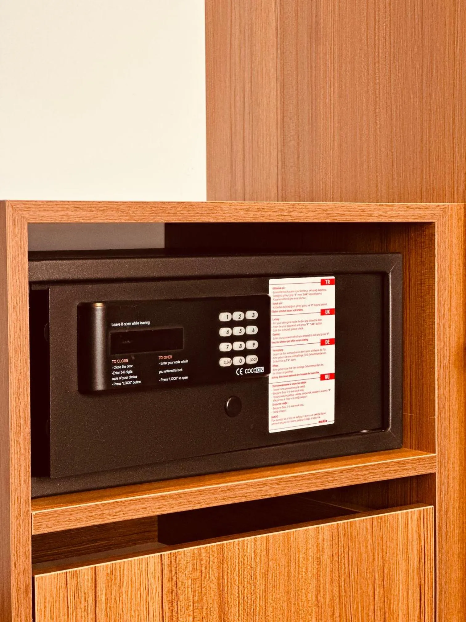 safe in Golden Inn Airport - TRABZON