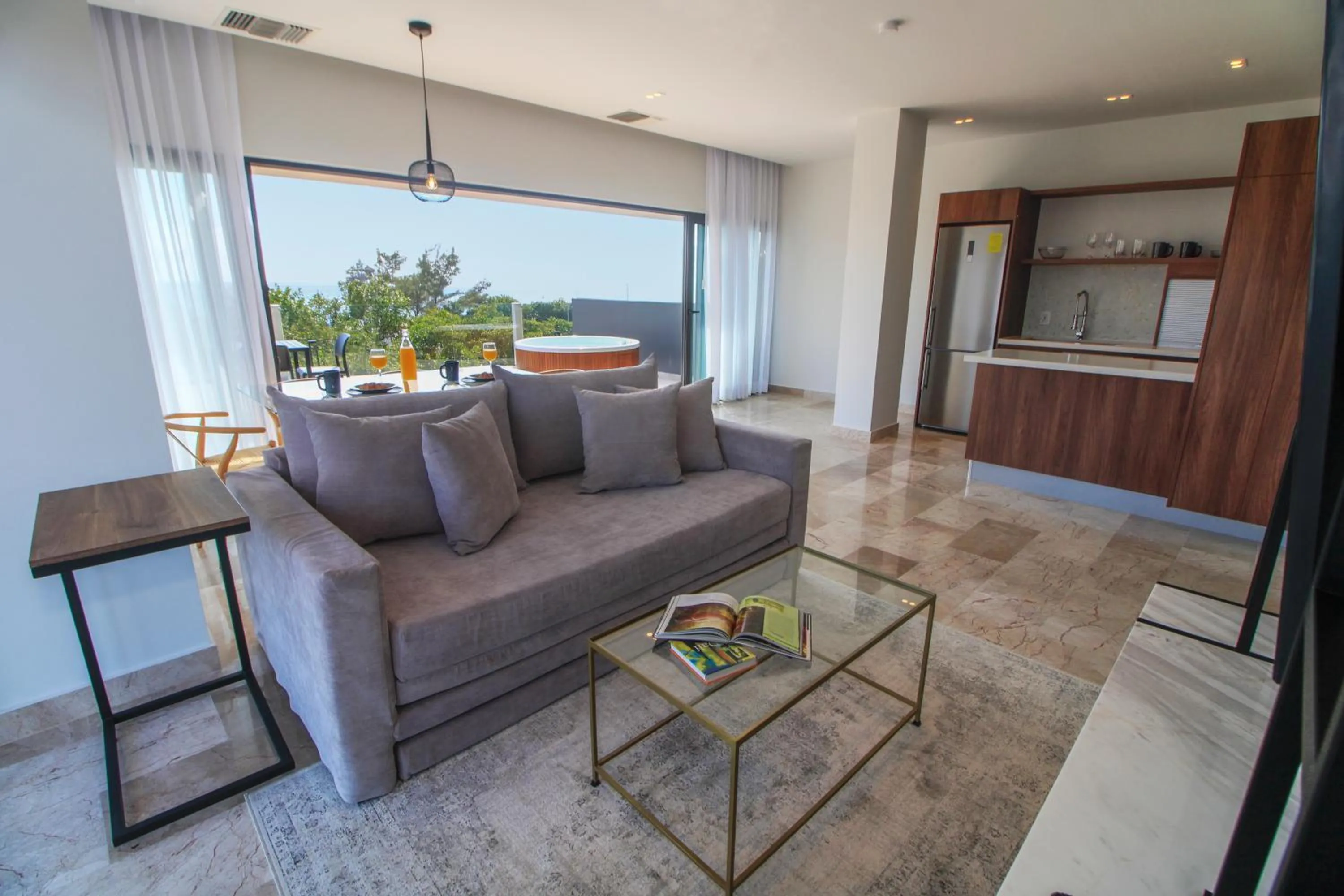 Hot Tub in Singular Dream Vacation Rentals