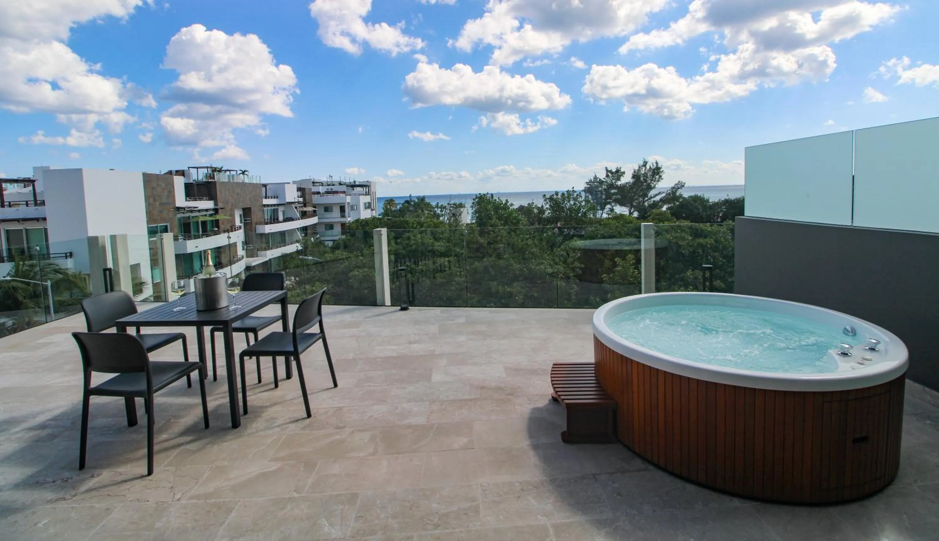 Patio in Singular Dream Vacation Rentals