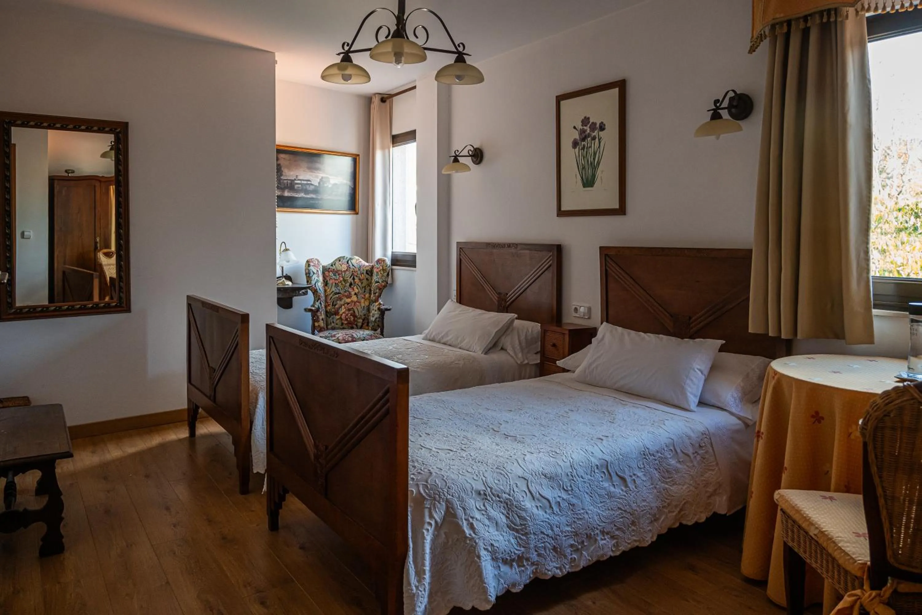 Bed in Hotel Rústico Fonteverde