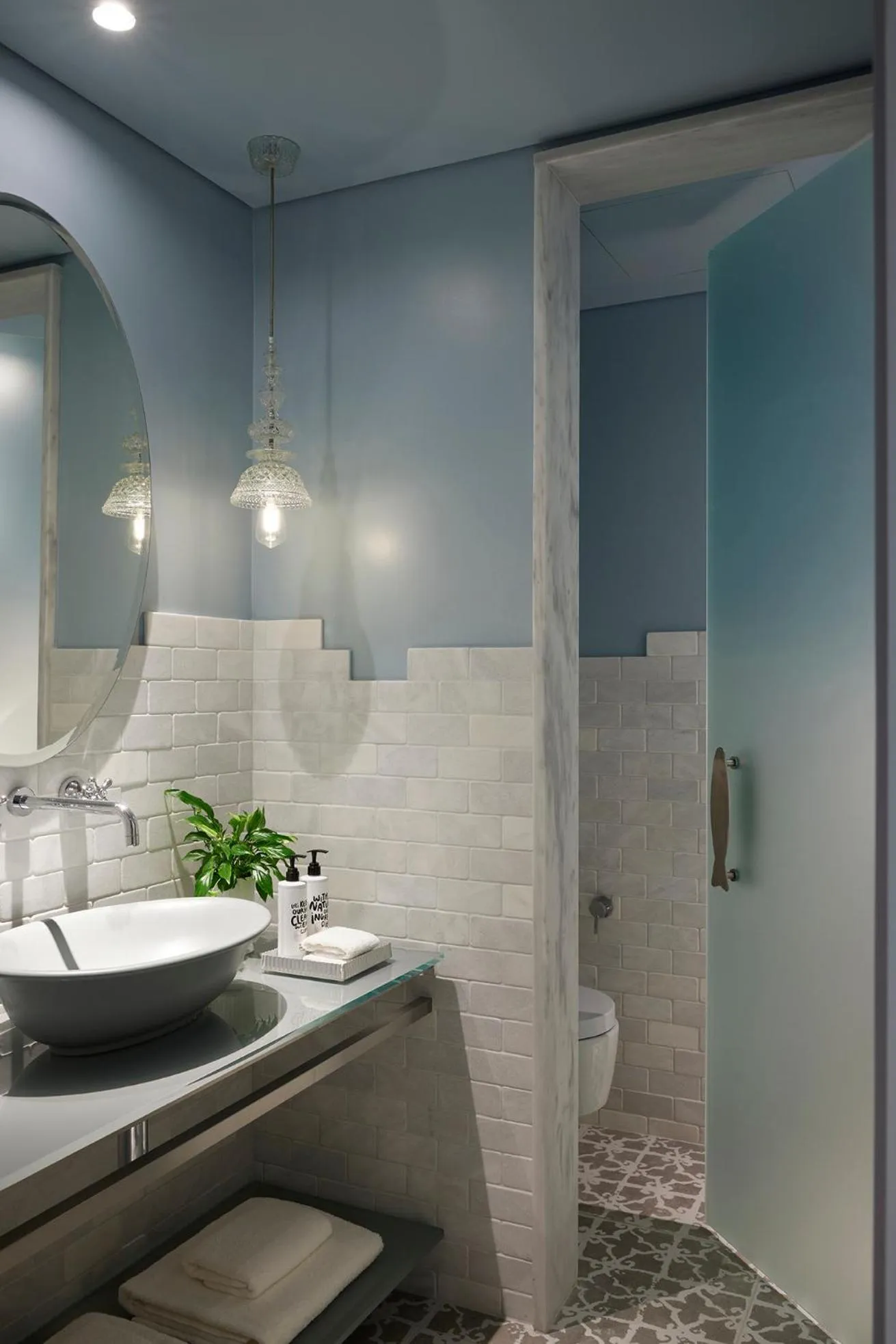 Bathroom in Fresh Hotel, a member of Design Hotels