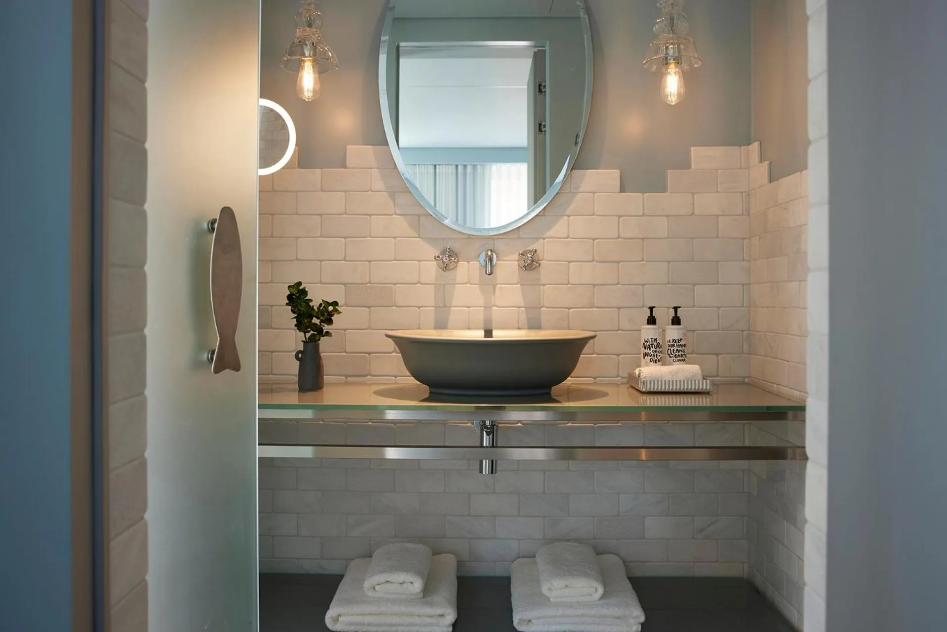 Bathroom in Fresh Hotel, a member of Design Hotels