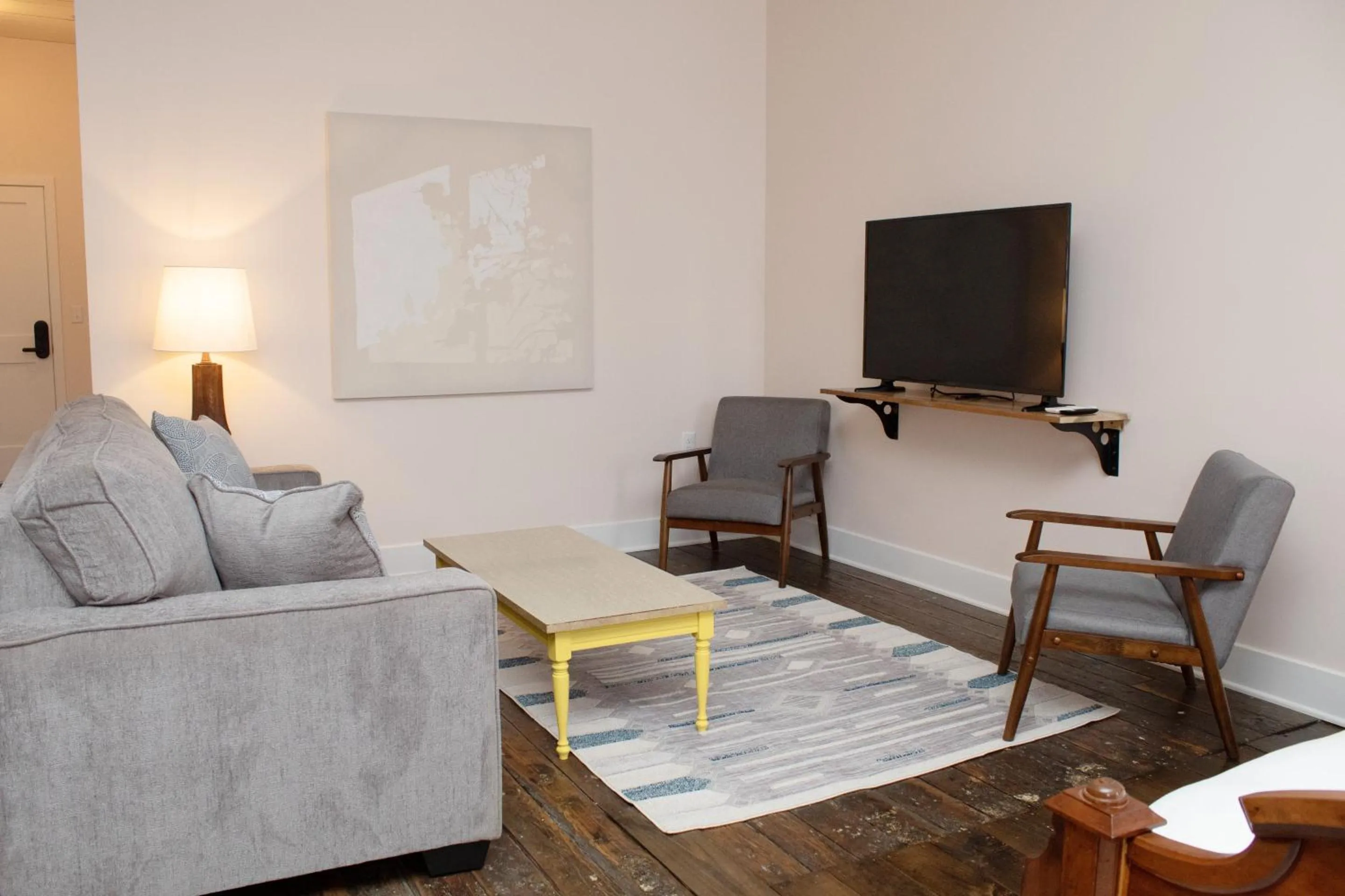 Living room in Bischoff Inn - Former 1870 Furniture Factory Now 5 Room Boutique Hotel