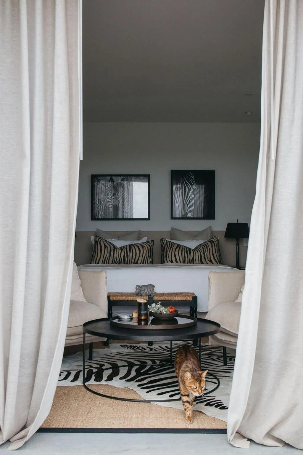 Seating area in Majuba Country Lodge