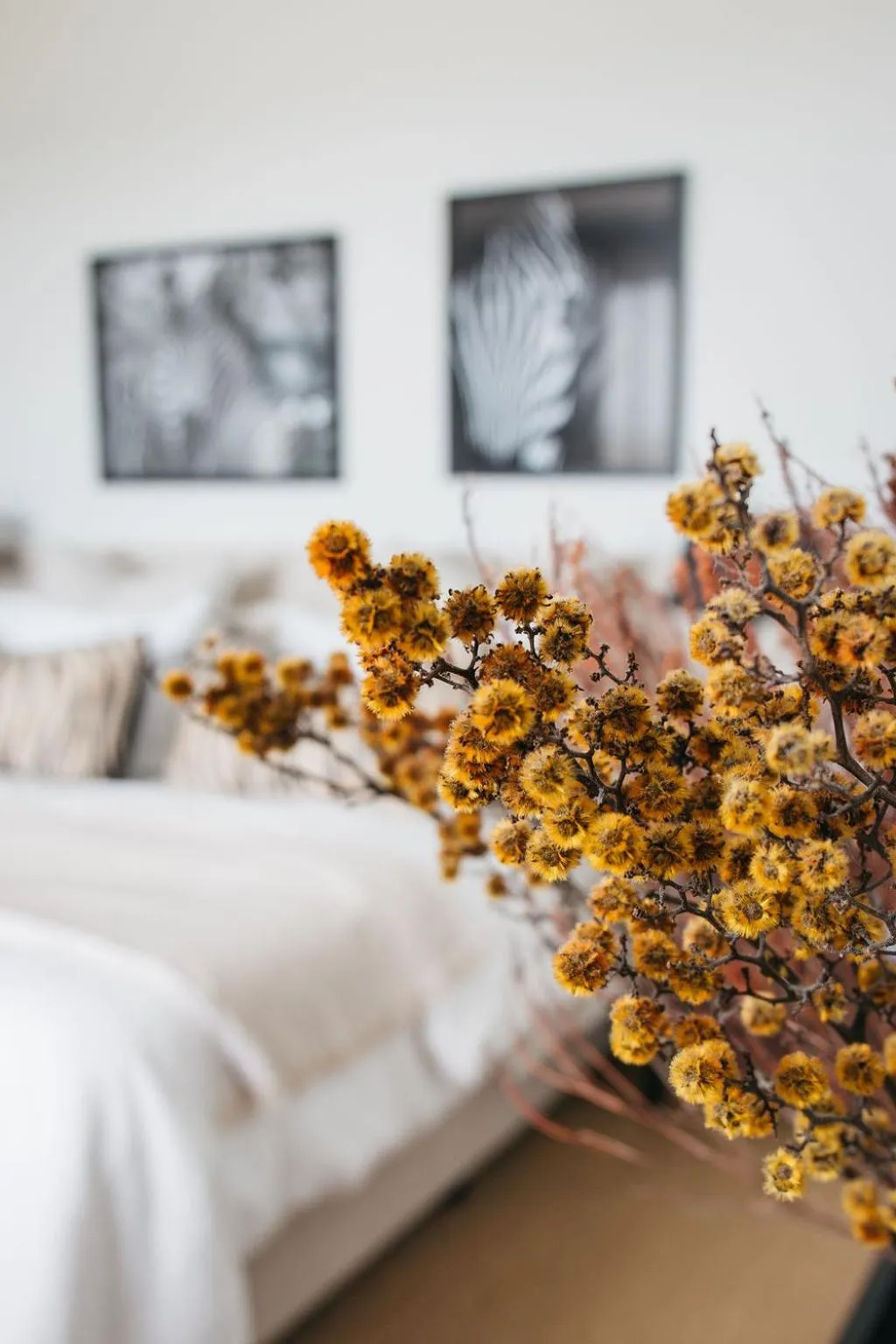 Decorative detail, Bed in Majuba Country Lodge