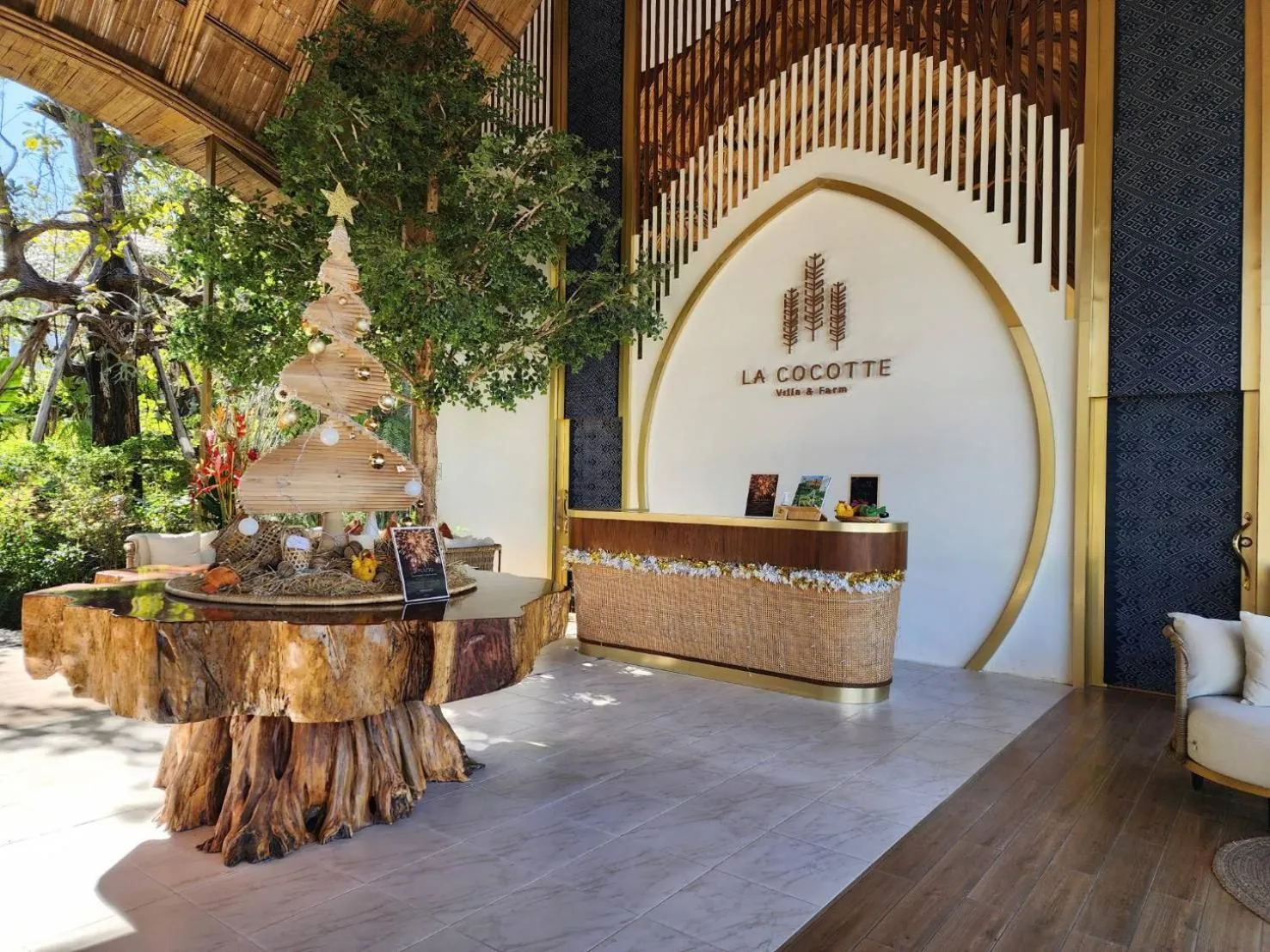 Lobby or reception in LA COCOTTE VILLA & FARM KHAO YAI