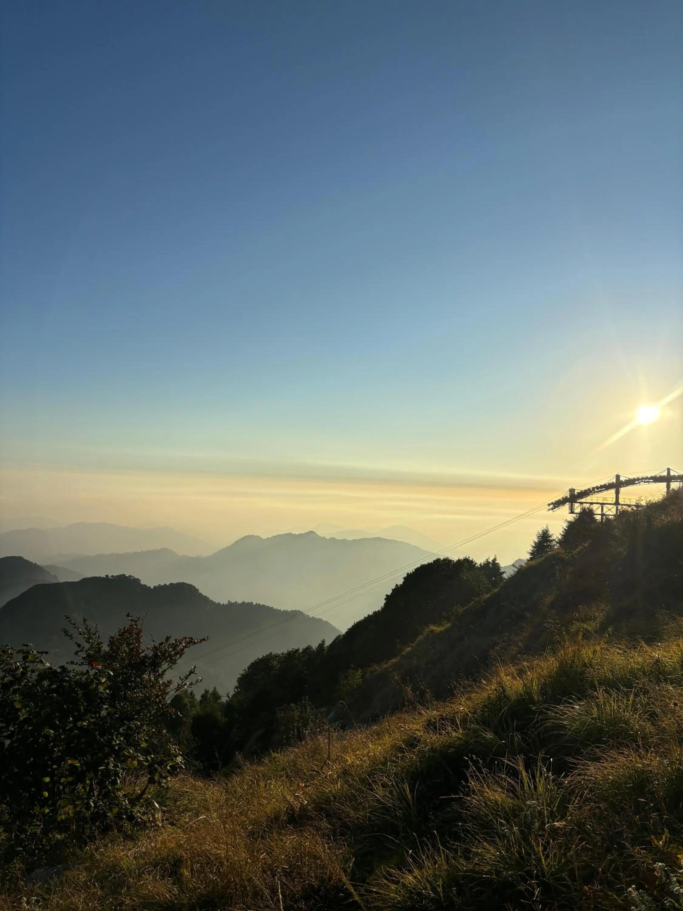 Natural landscape in PinnacleHouse kanatal Uttarakhand