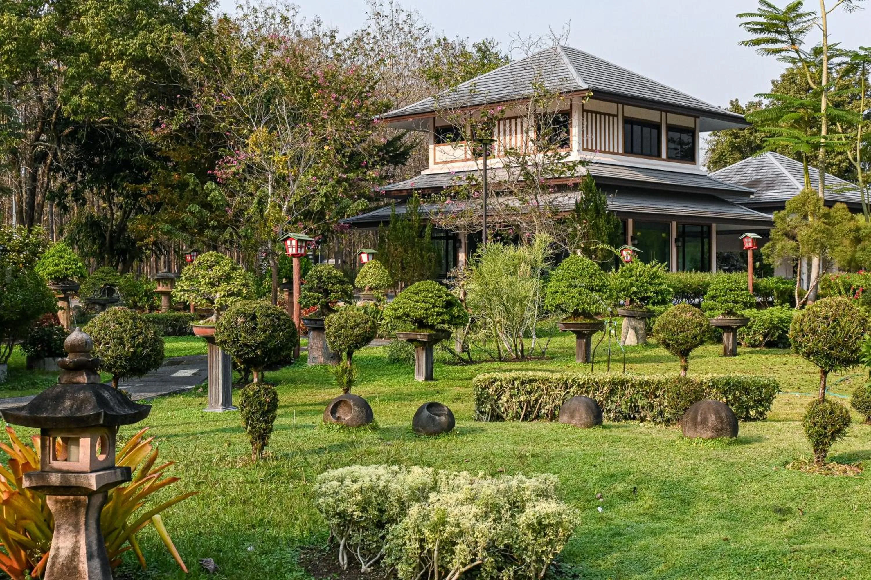 Property building in Suanphung Bonsai Village