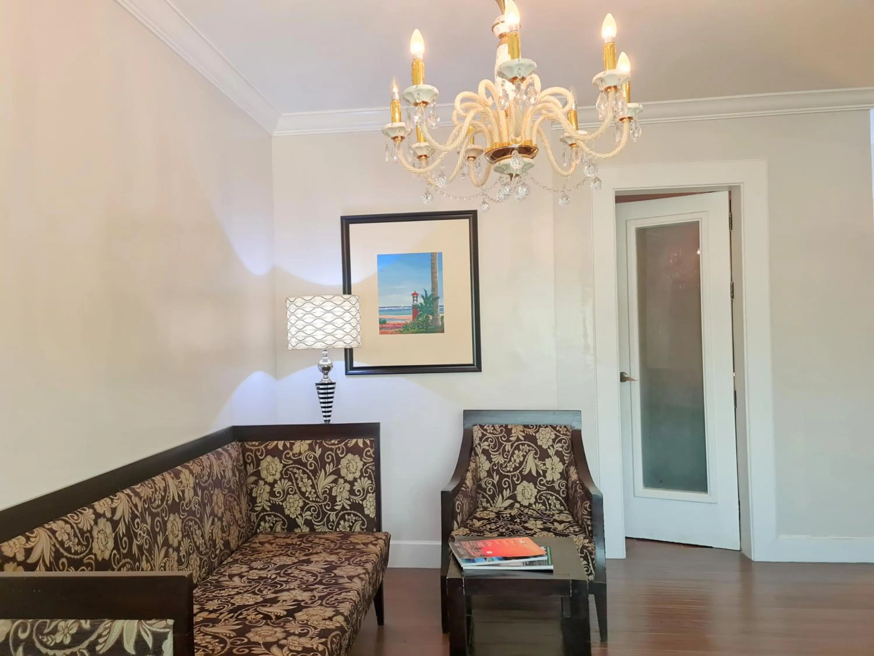 Seating area in Fiesta Garden Hotel