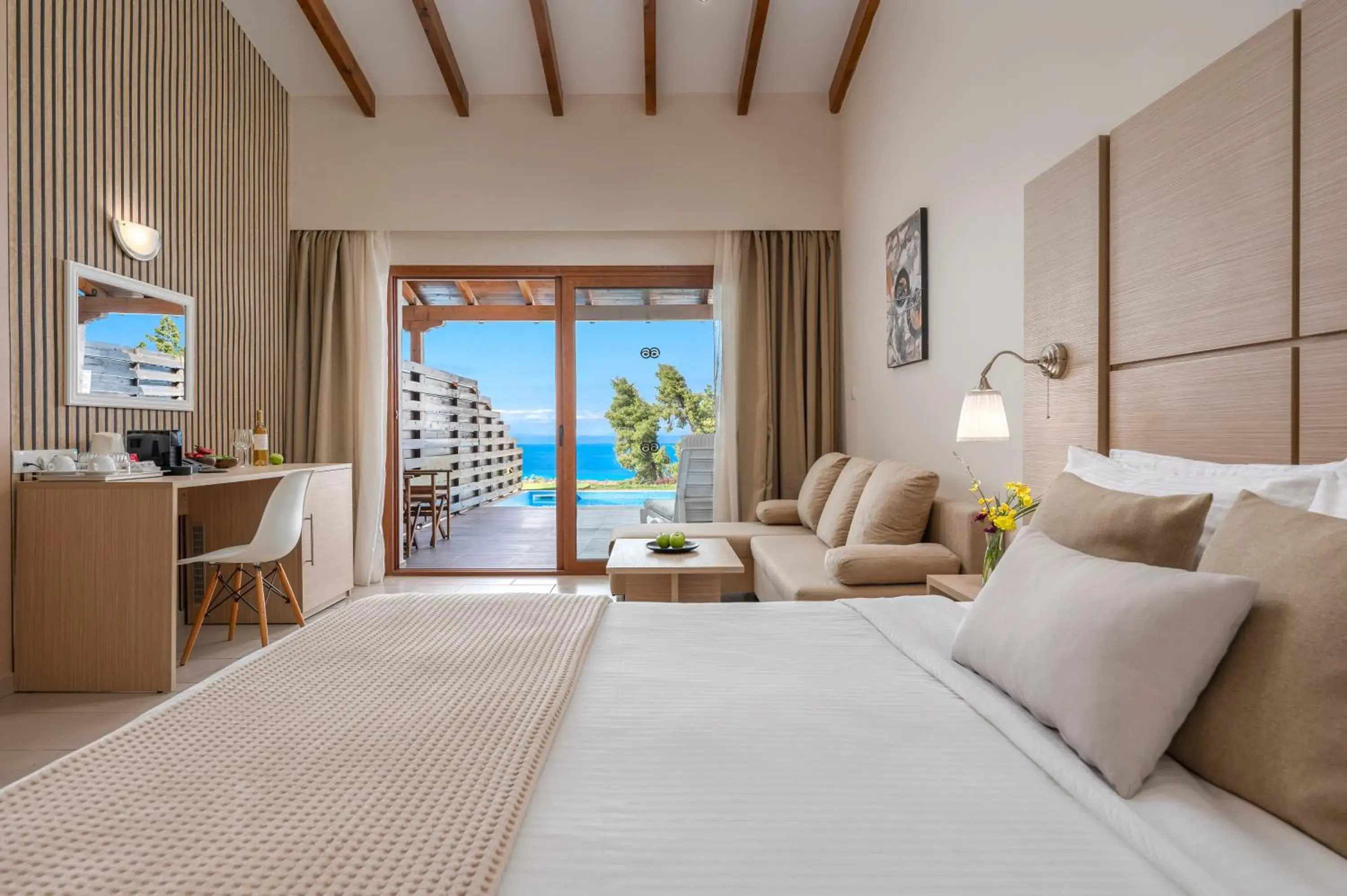 Junior Suite with Private Pool with Land or Partial Sea View - single occupancy in Alia Palace Hotel - Adults Only 16+ Junior Suite with Private Pool with Land or Partial Sea View - single occupancy in Alia Palace Hotel - Adults Only 16+