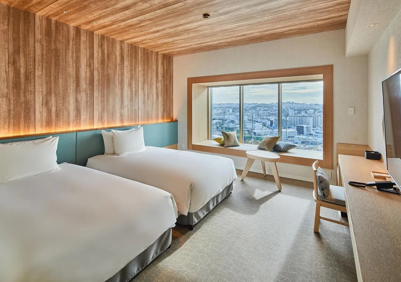 Photo of the whole room, Bed in HOTEL AlaCOOJU OKINAWA