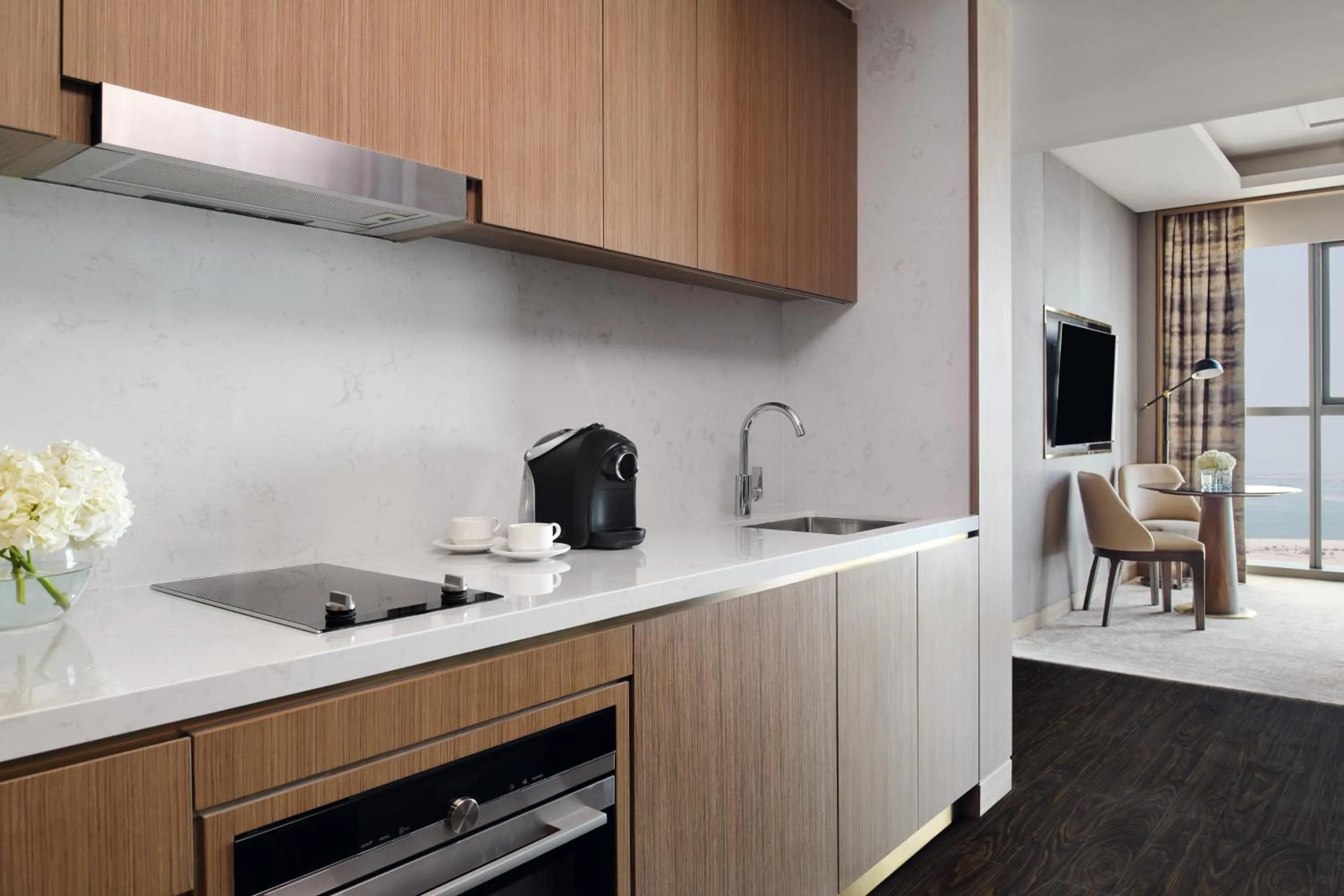 Kitchen or kitchenette in InterContinental Residences Abu Dhabi by IHG