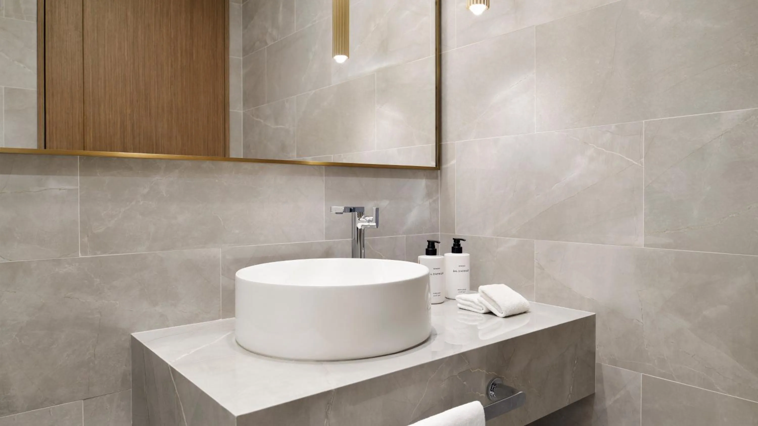 Bathroom in InterContinental Residences Abu Dhabi by IHG