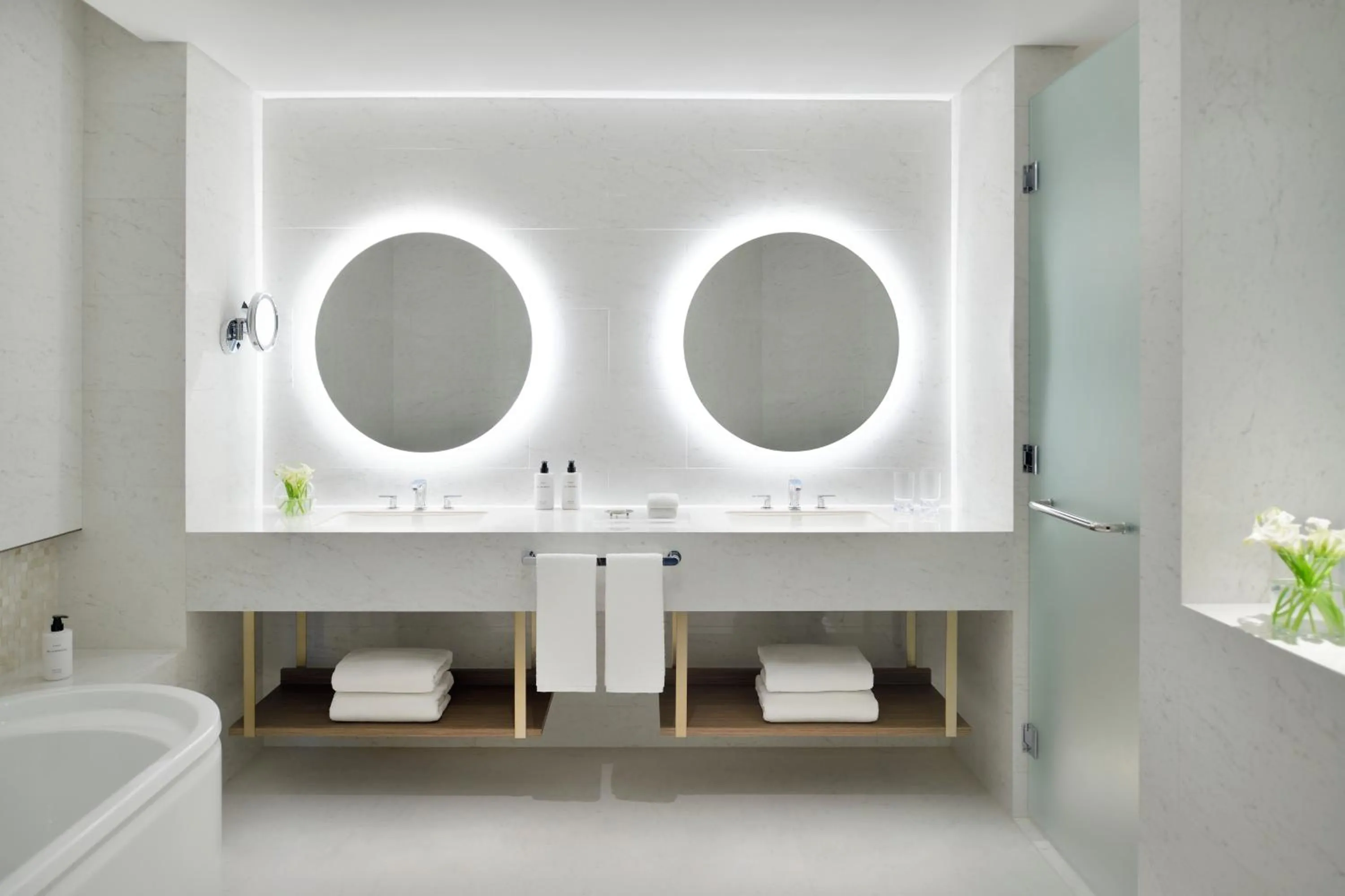 Bathroom in InterContinental Residences Abu Dhabi by IHG