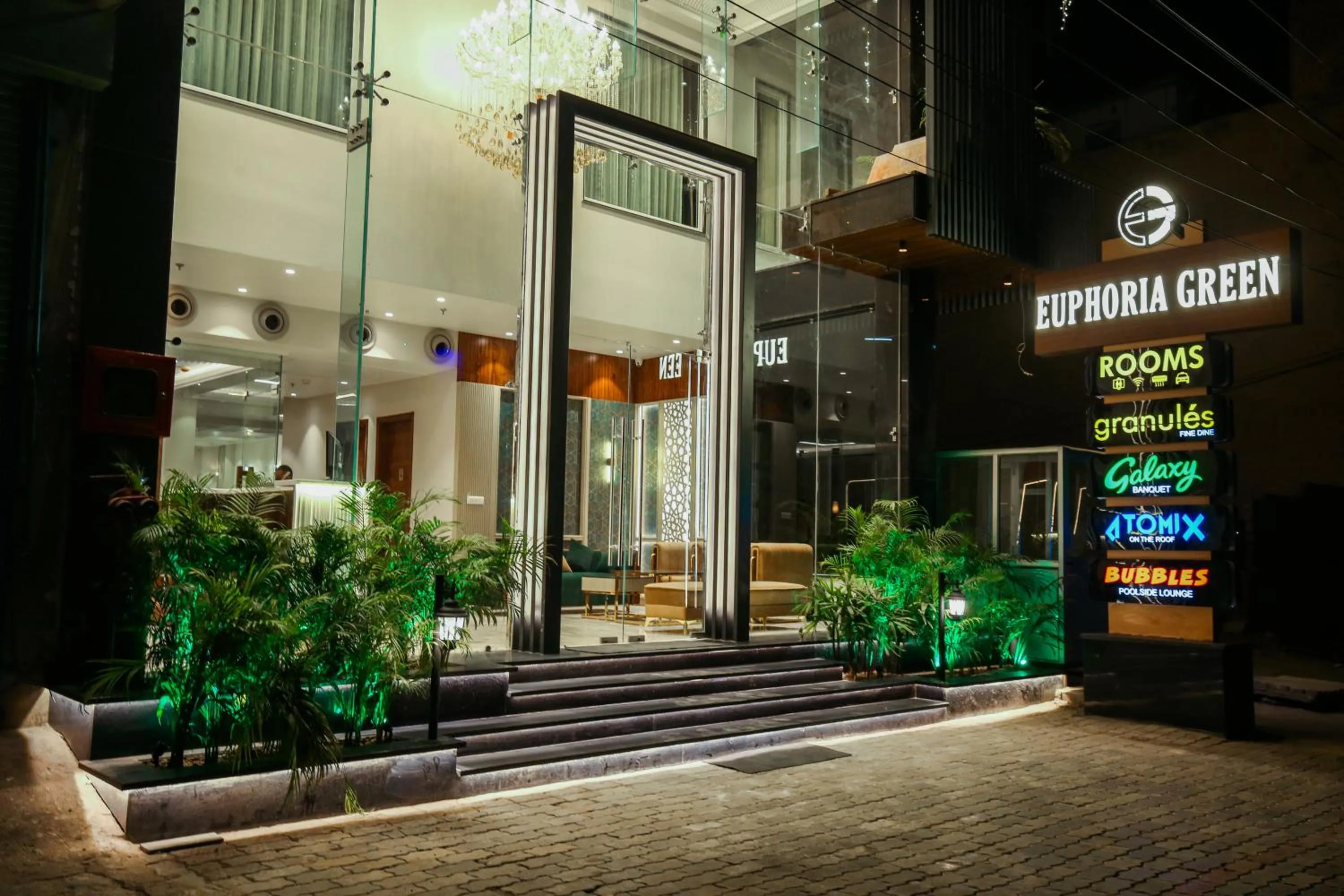 Facade/entrance in Hotel Euphoria Green