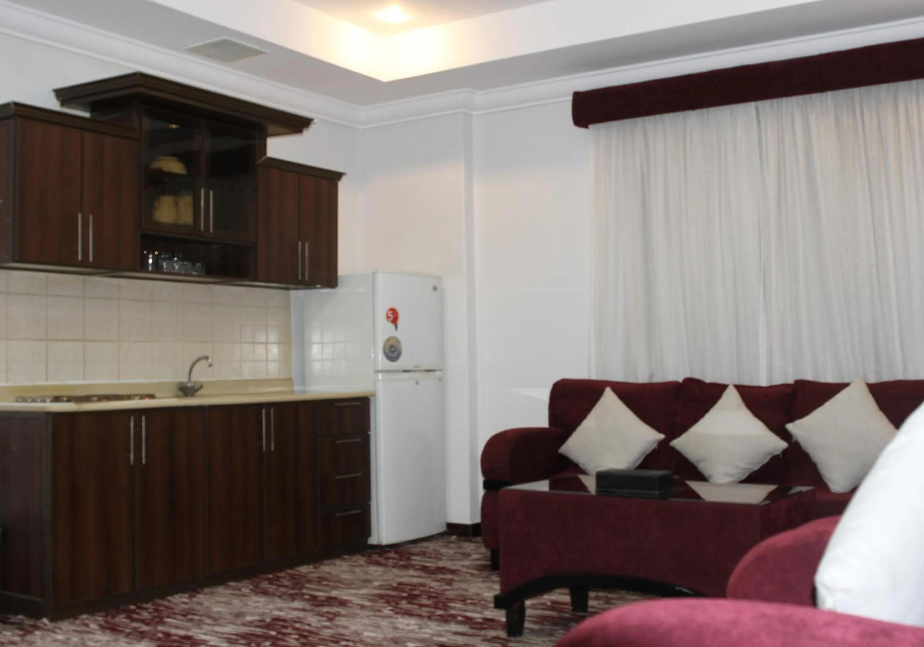 Kitchen or kitchenette in Carawan Al Khaleej Hotel Olaya