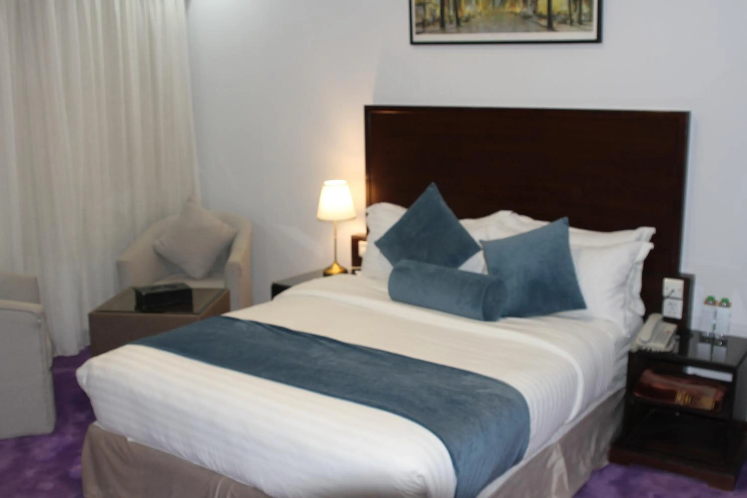 Bed in Carawan Al Khaleej Hotel Olaya