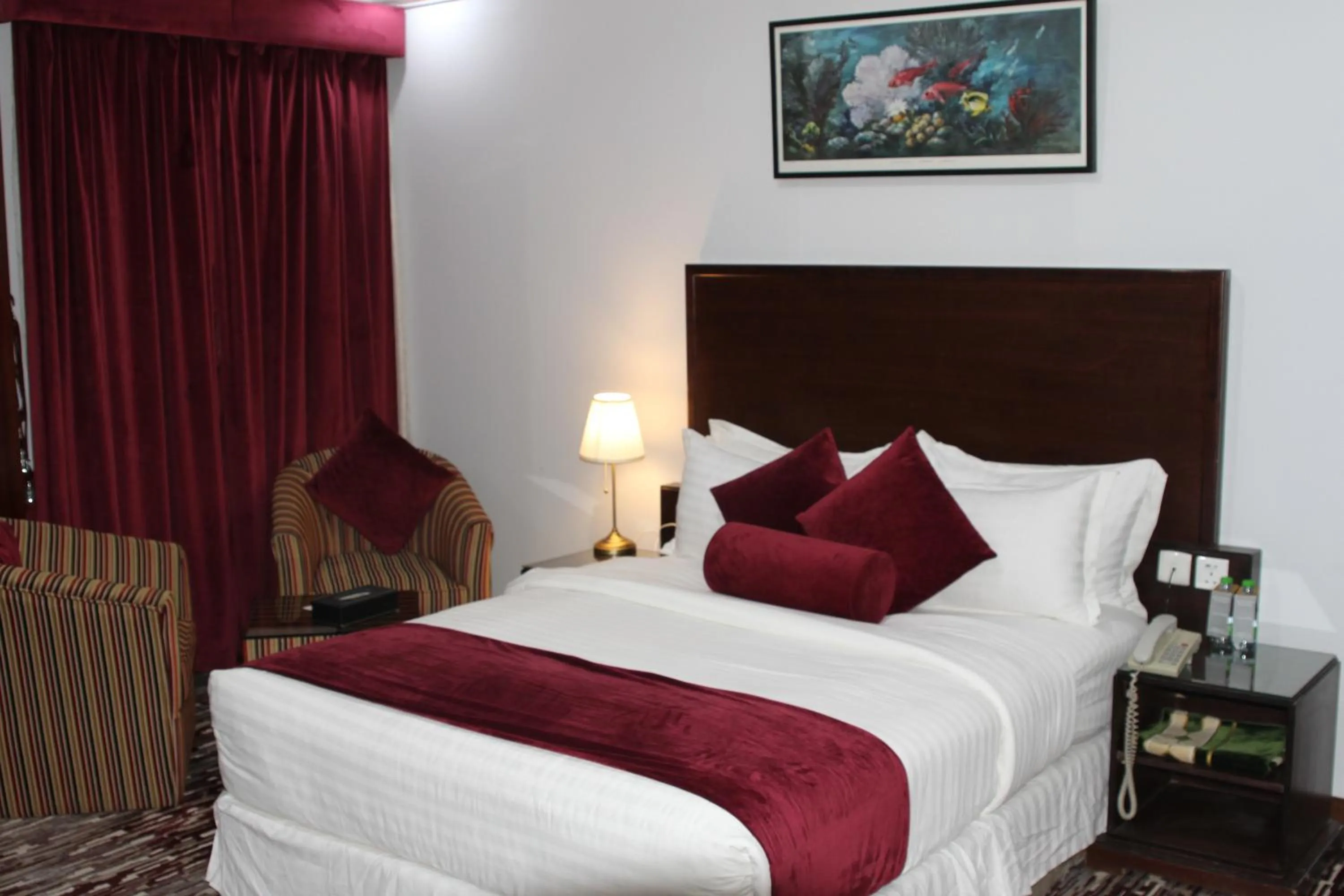 Bed in Carawan Al Khaleej Hotel Olaya