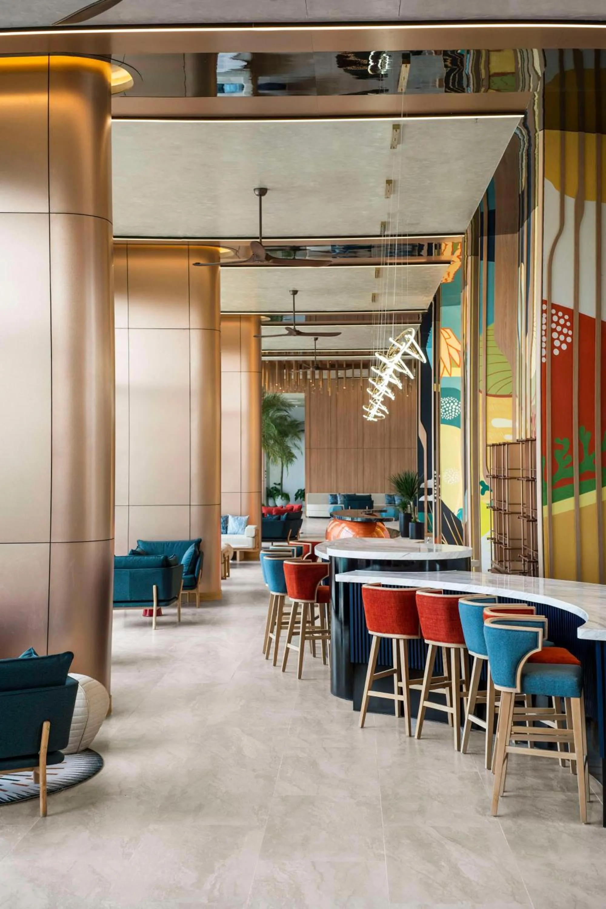 Lobby or reception in Dhawa Ho Tram