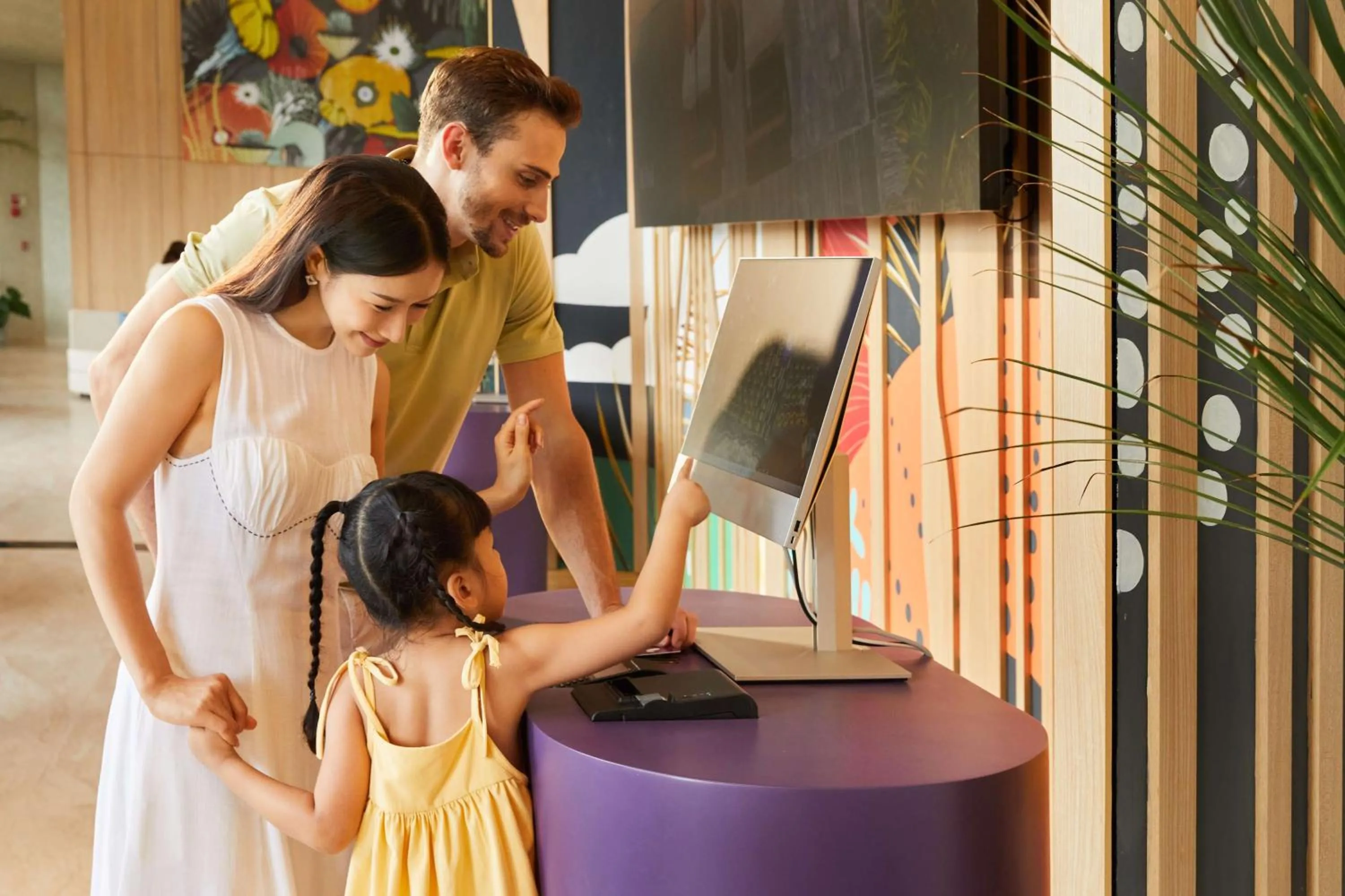 Lobby or reception in Dhawa Ho Tram