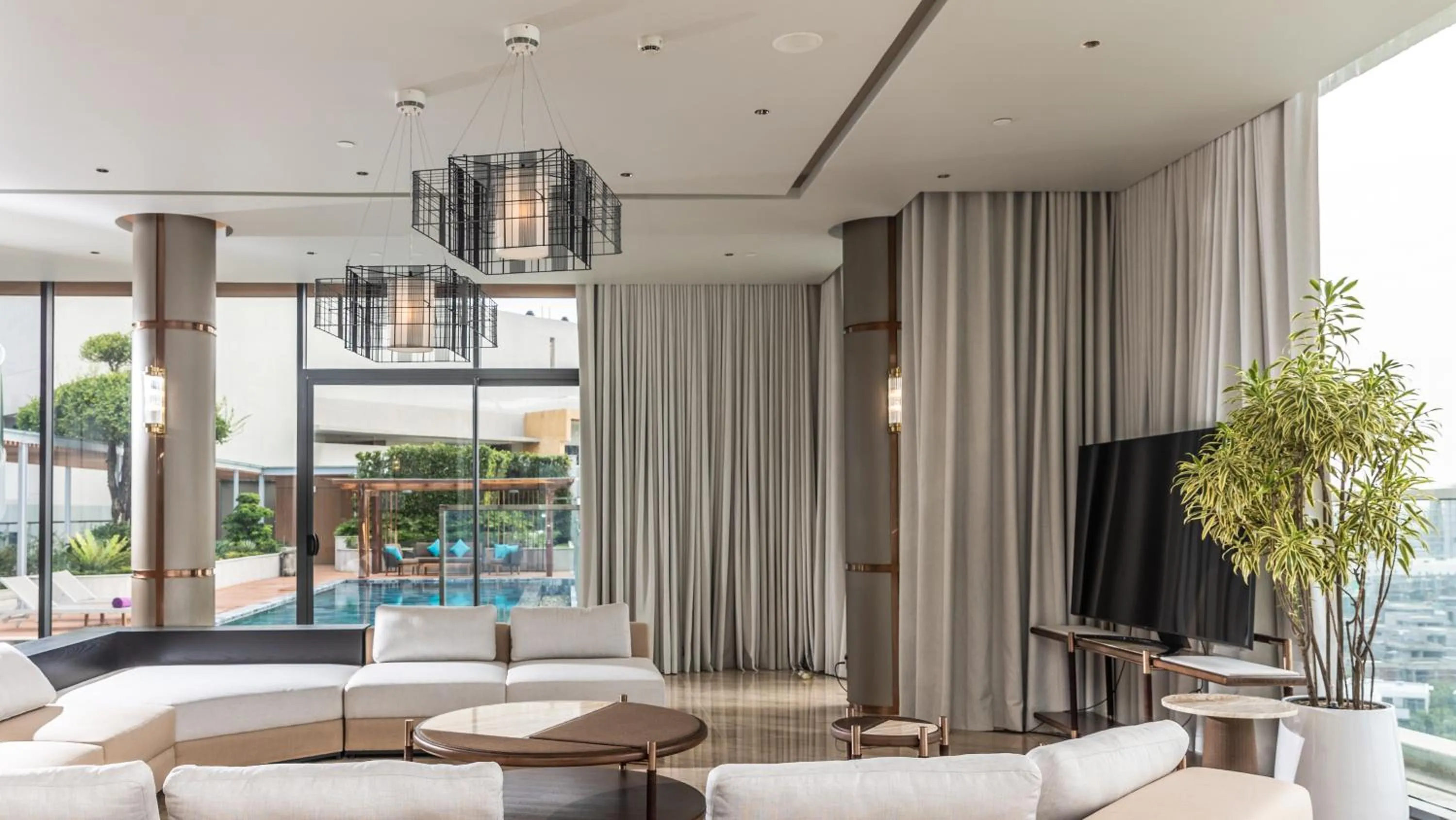 Seating area in Dhawa Ho Tram