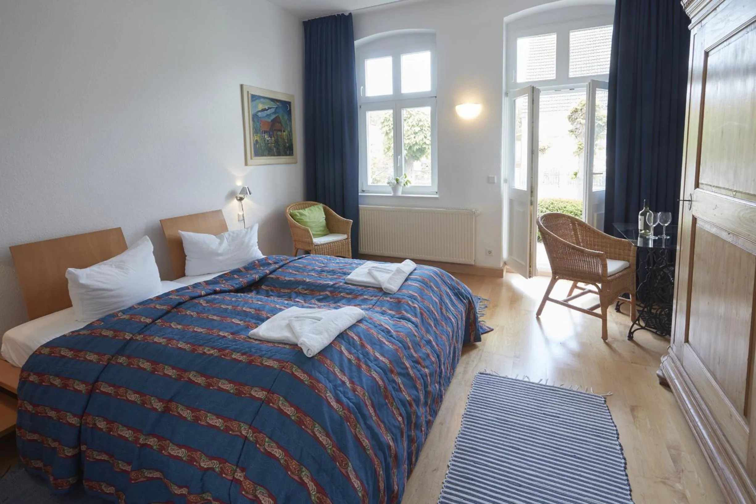 Bedroom in Villa Cremona Ferienwohnung 1