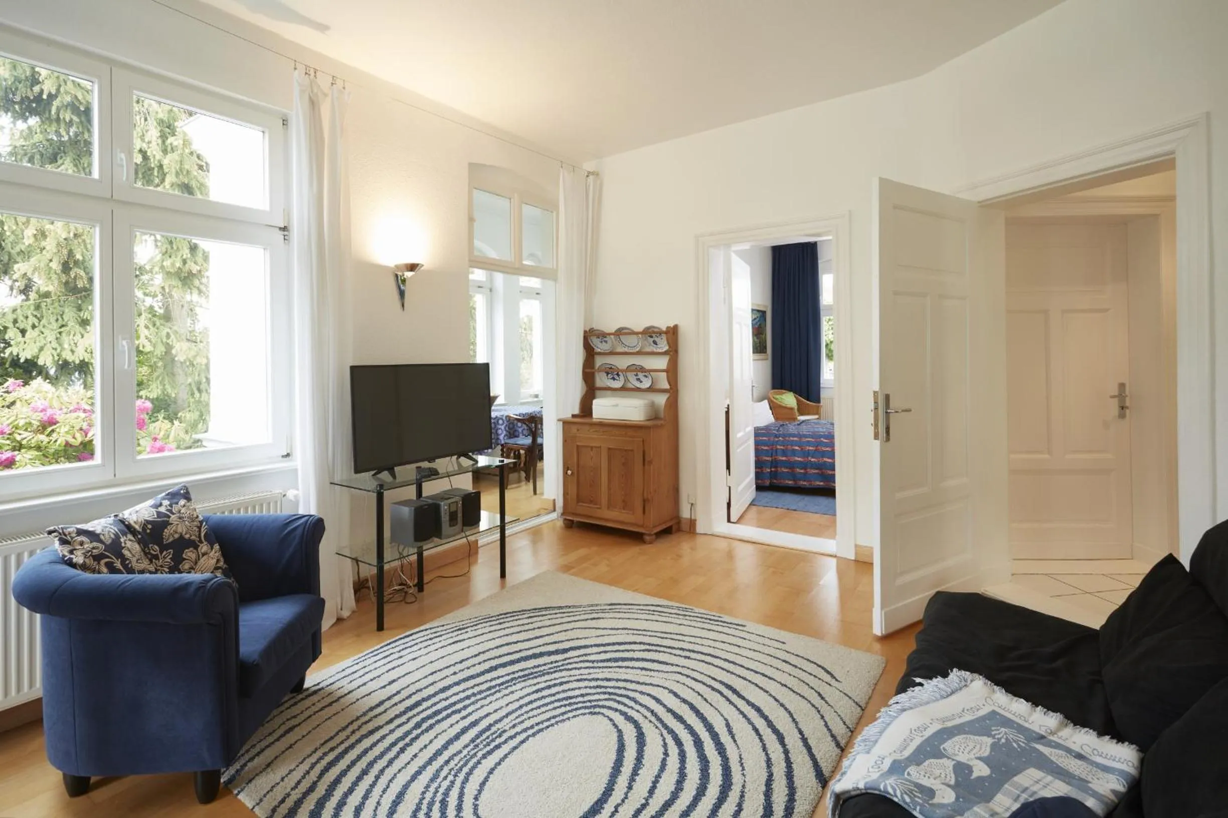 Living room in Villa Cremona Ferienwohnung 1