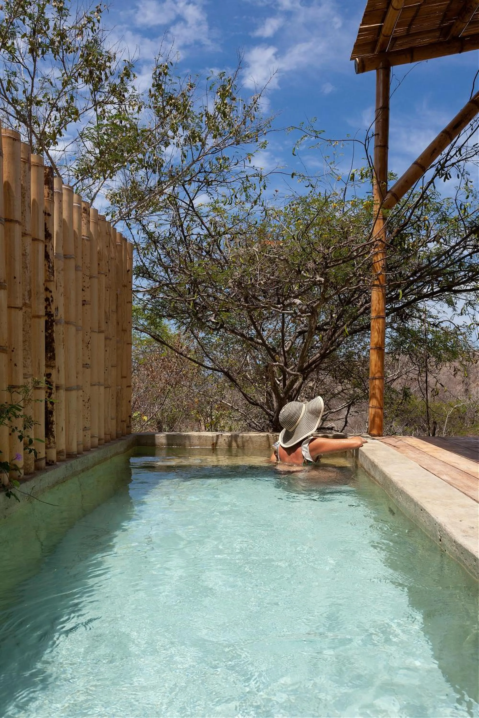 Swimming pool in Eolia Sustainable Design Hotel