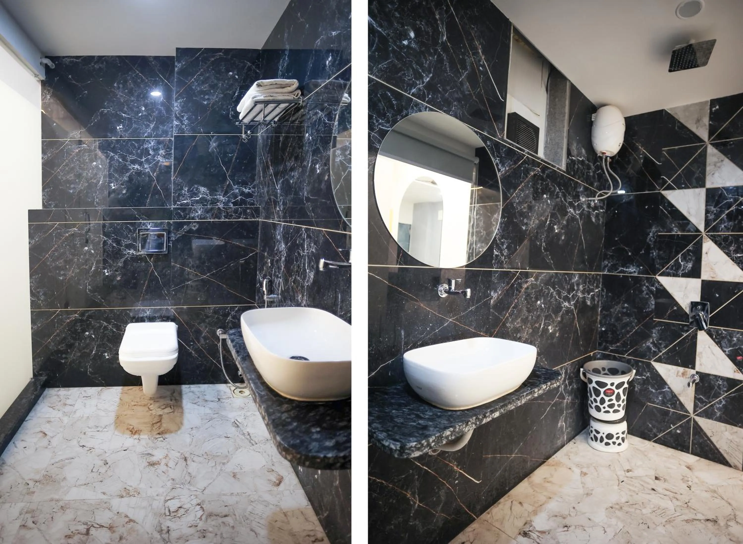 Shower in HOTEL THE PARKER INN By KBNT GROUP