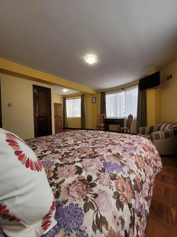 Bed in Hotel Nuevo Sol