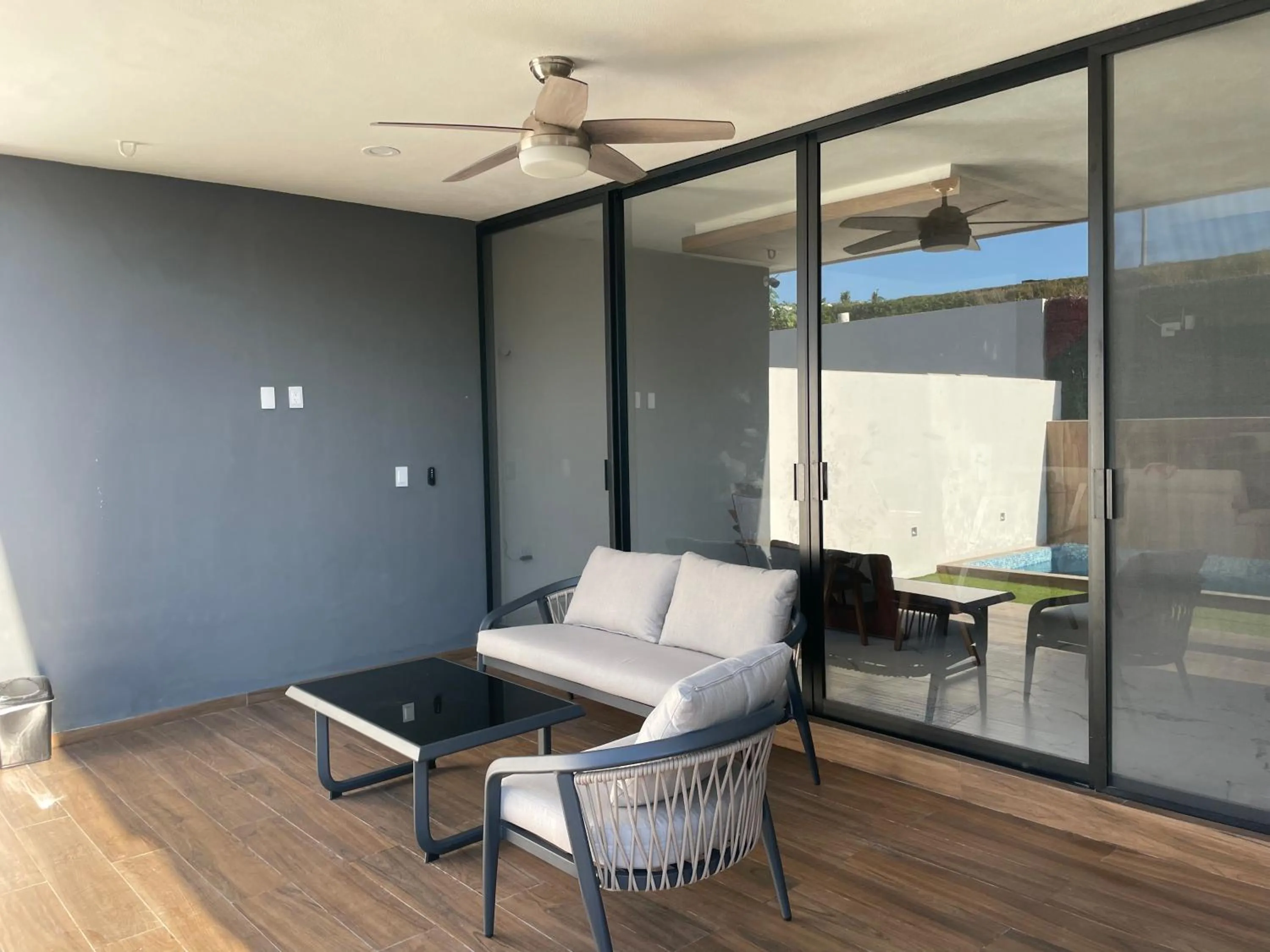 Patio in Tamaran casa de playa Pescadores 16