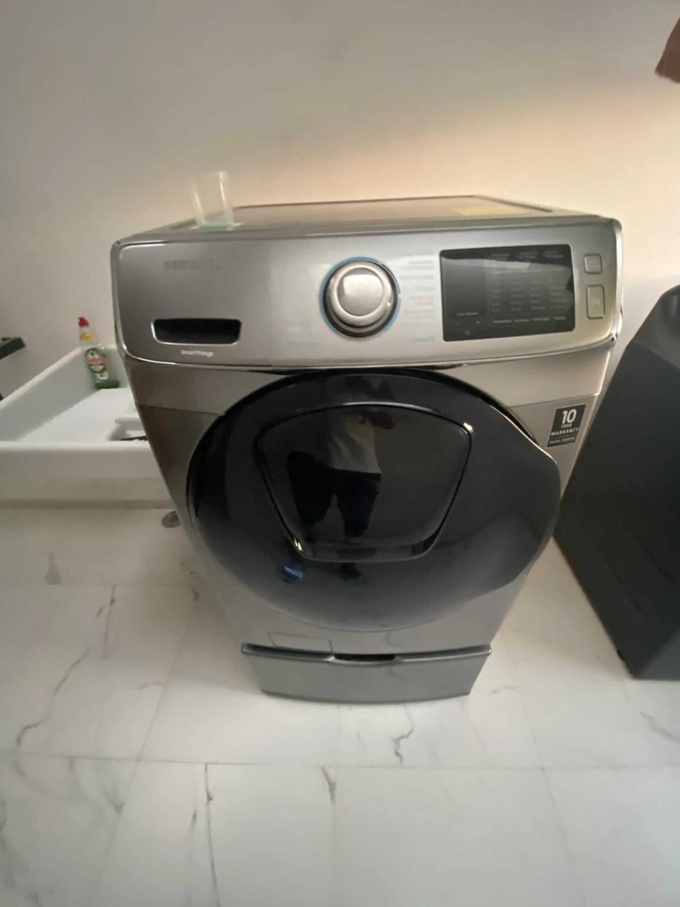 washing machine in Tamaran casa de playa Pescadores 16