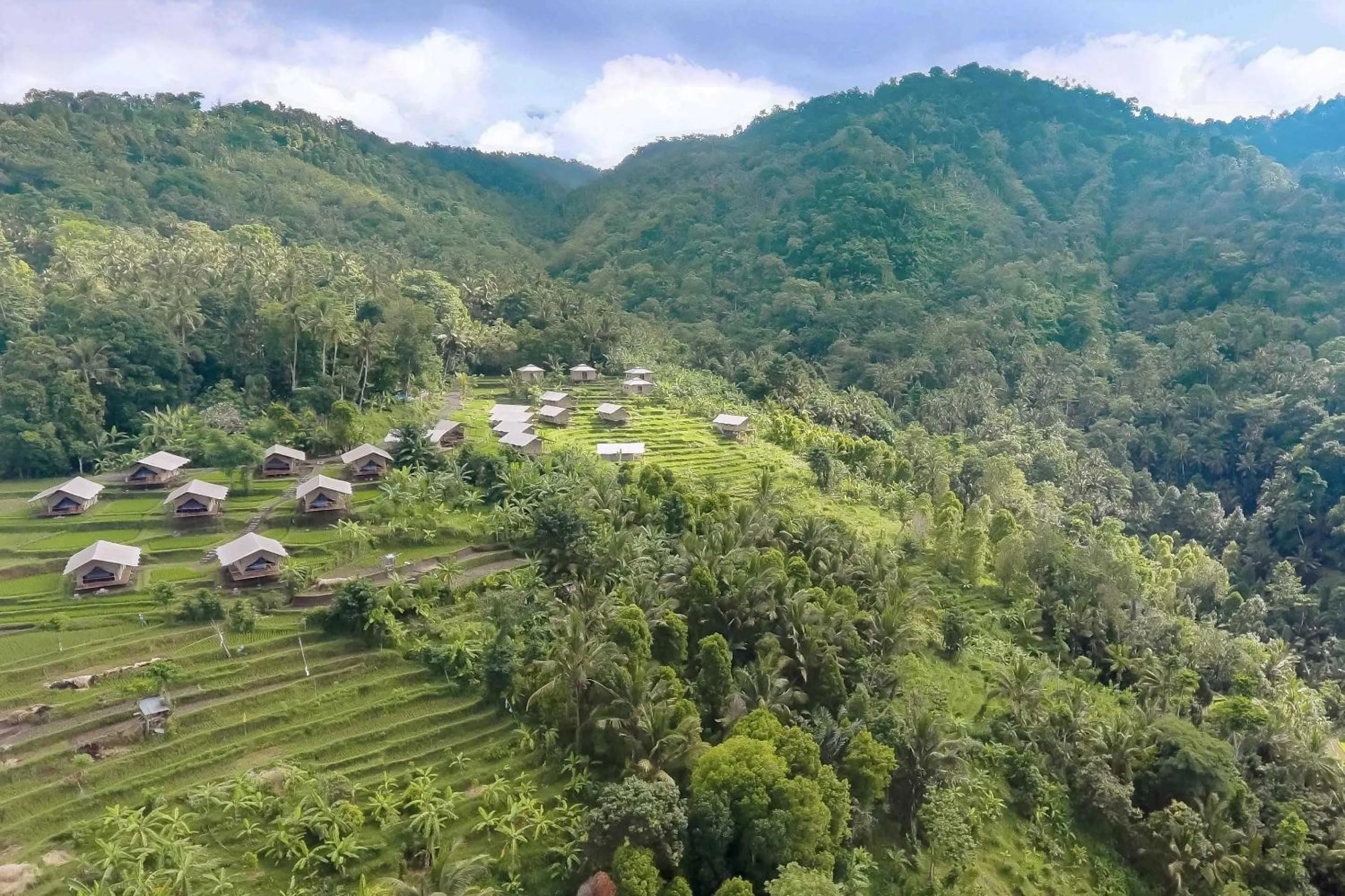 Bird's eye view in Kaura Bali