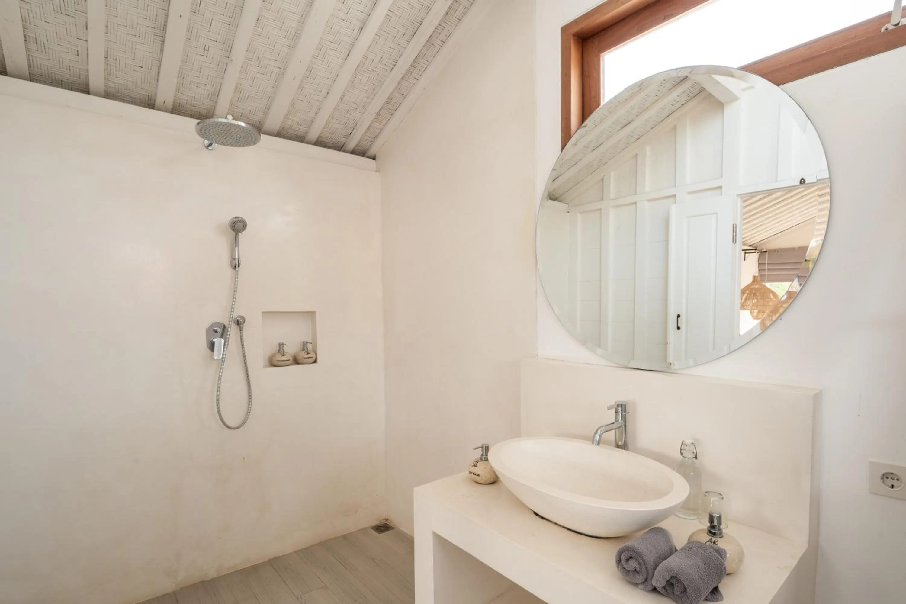 Shower in Villa Folie by Alfred in Bali