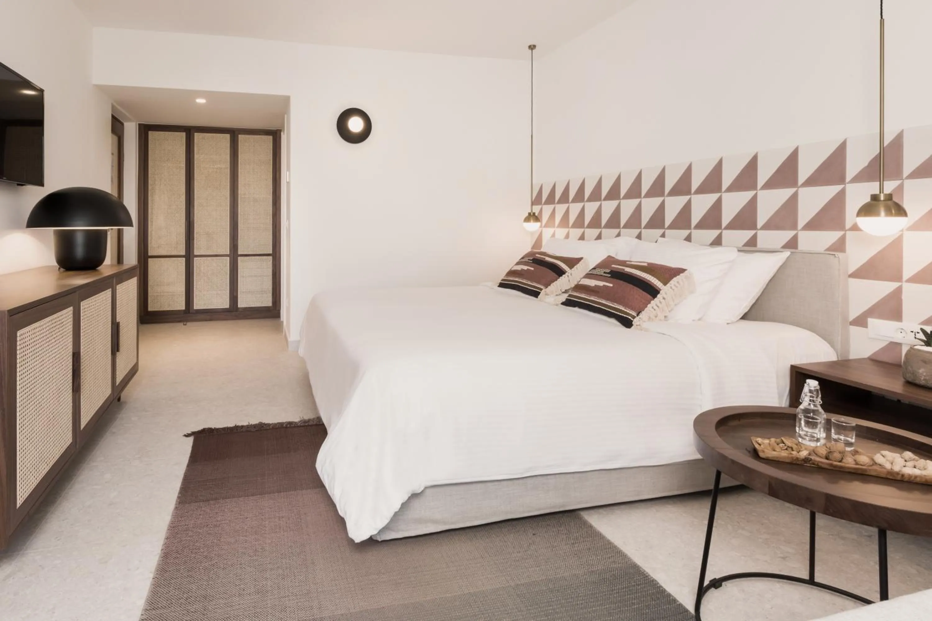 Bedroom, Bed in Phāea Cretan Malia, a Member of Design Hotels