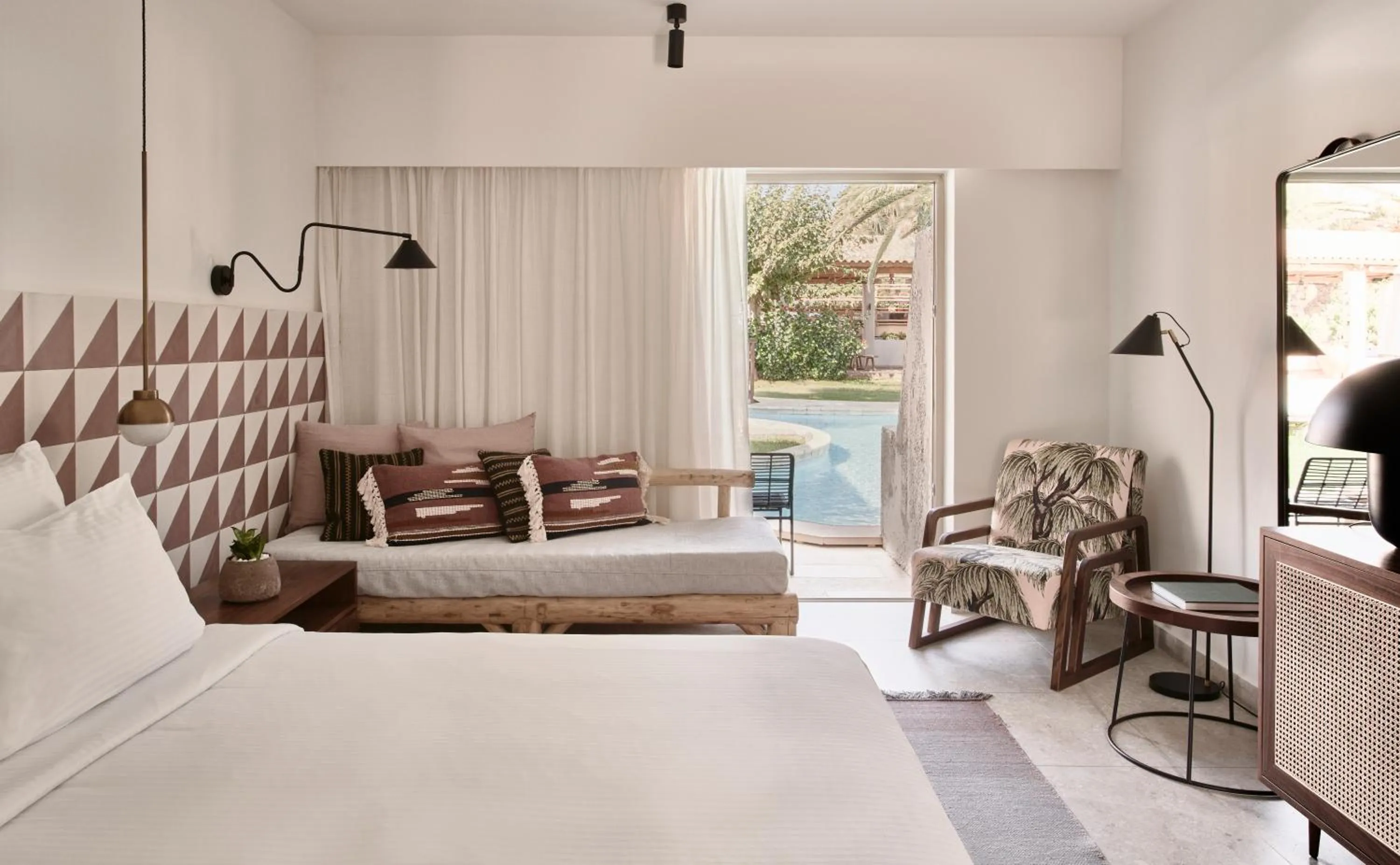 Photo of the whole room, Bed in Phāea Cretan Malia, a Member of Design Hotels