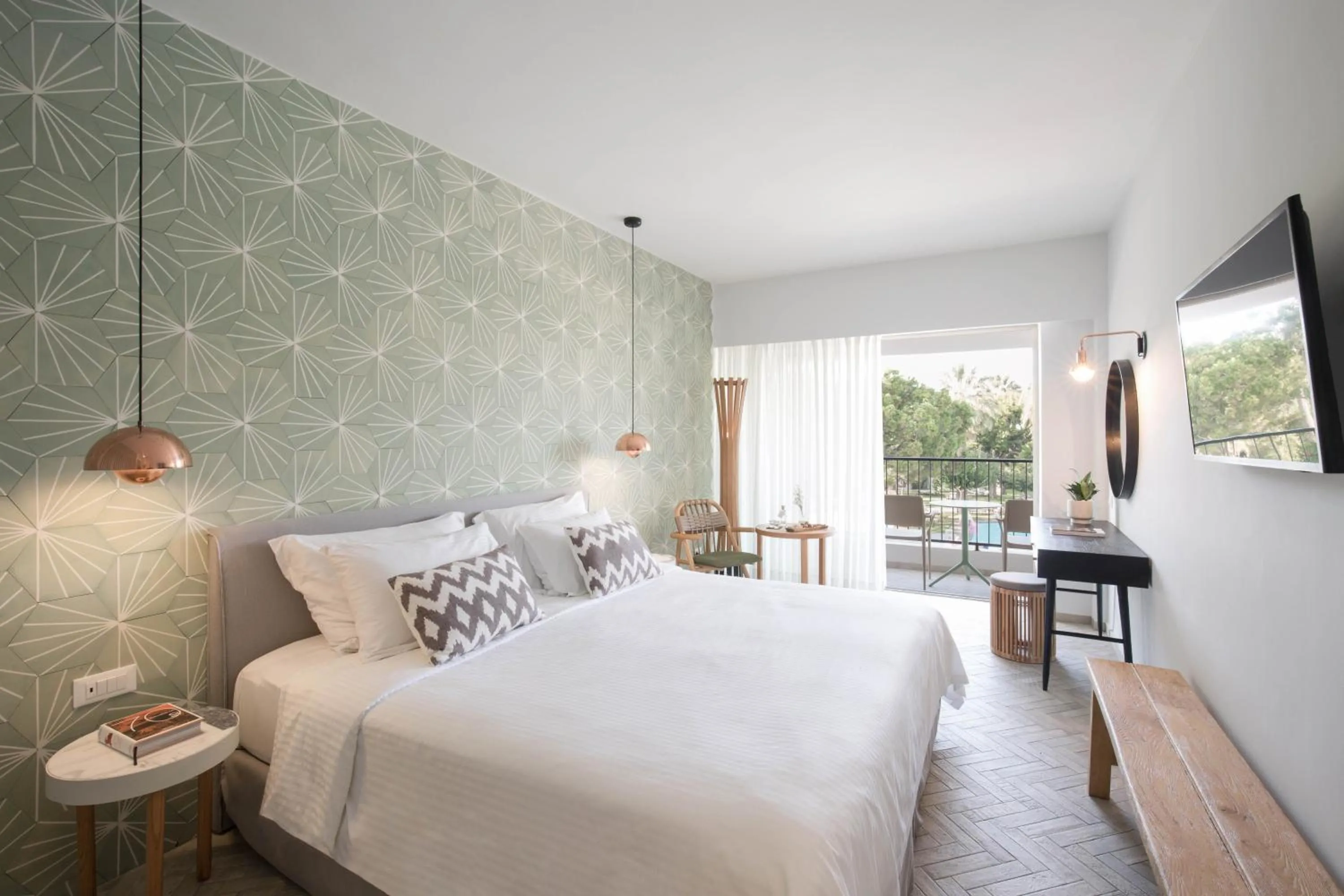 Bedroom, Bed in Phāea Cretan Malia, a Member of Design Hotels