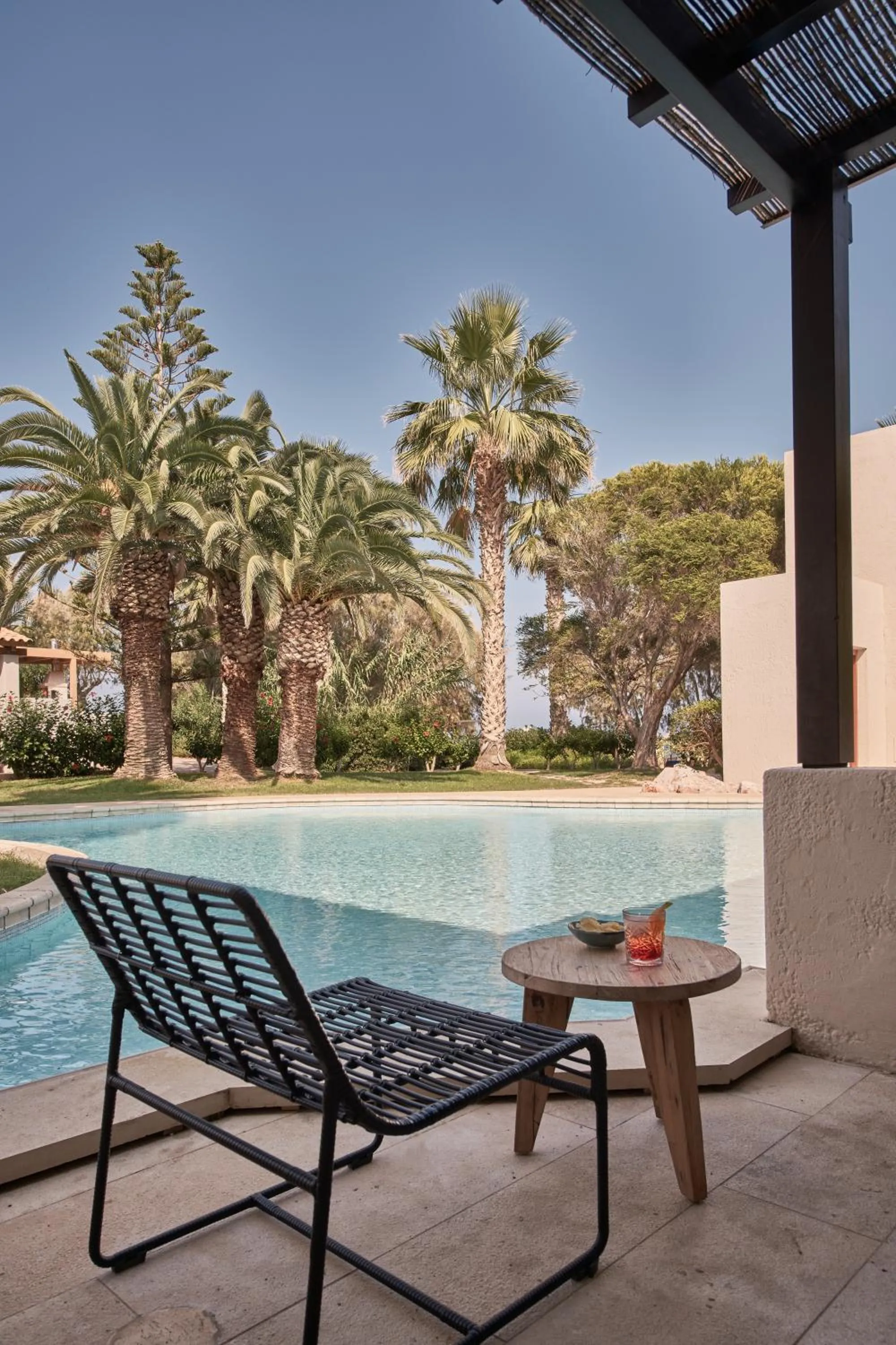 Balcony/Terrace in Phāea Cretan Malia, a Member of Design Hotels
