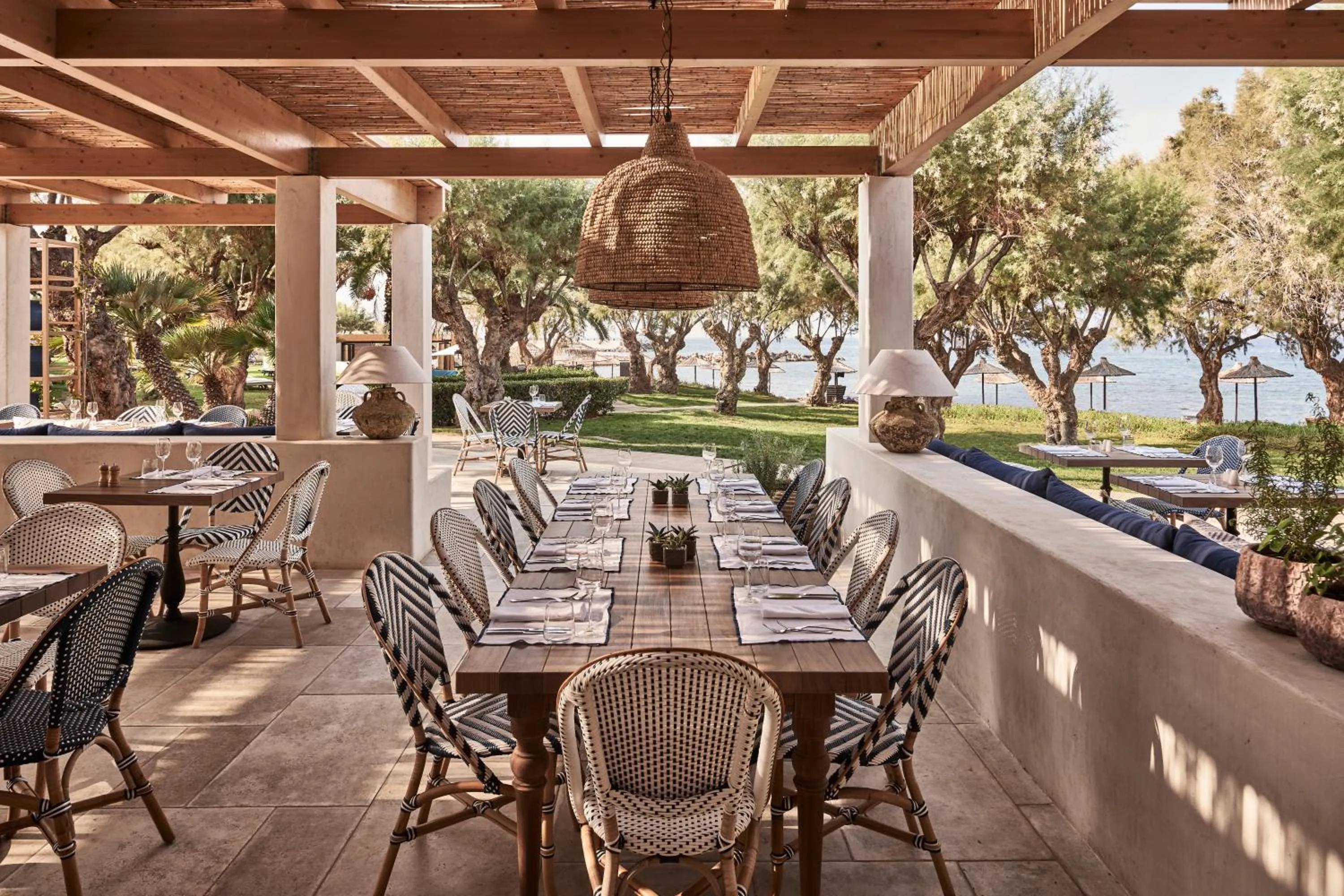 Restaurant/places to eat in Phāea Cretan Malia, a Member of Design Hotels