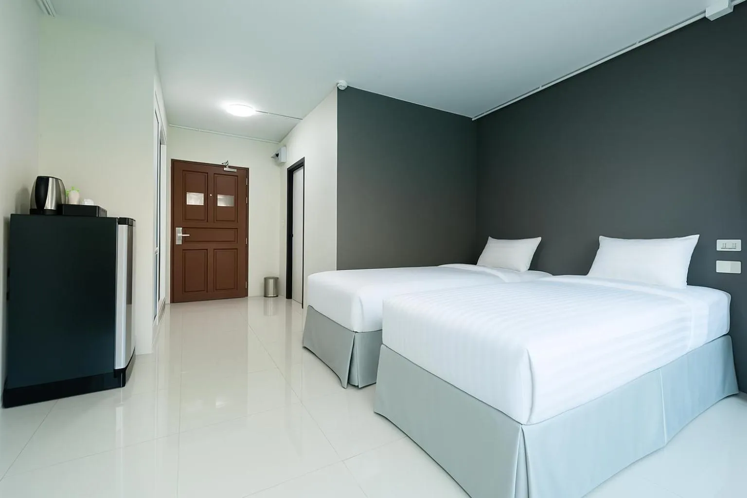 Bed in Siam Rama9 Hotel