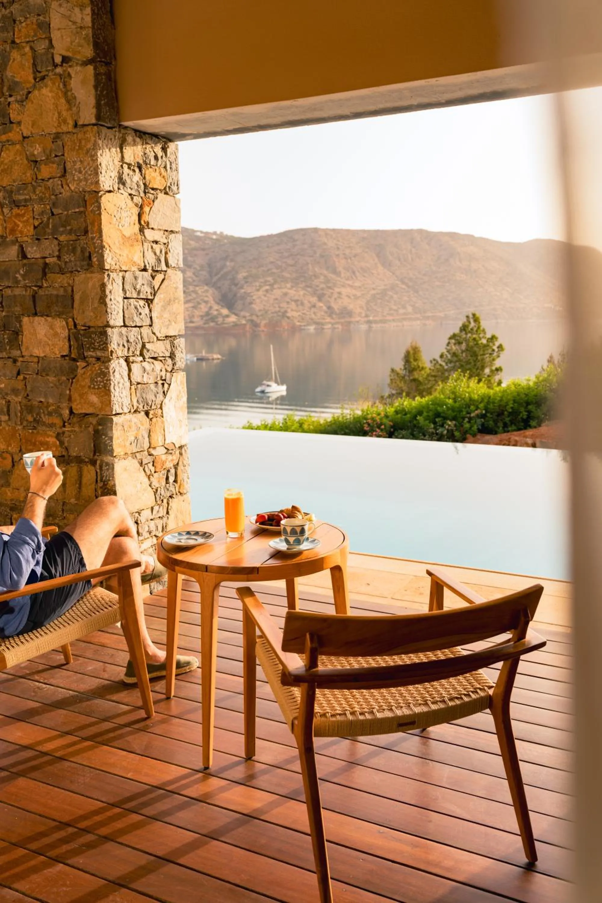 Seating area in Phāea Blue - Small Luxury Hotels of the World