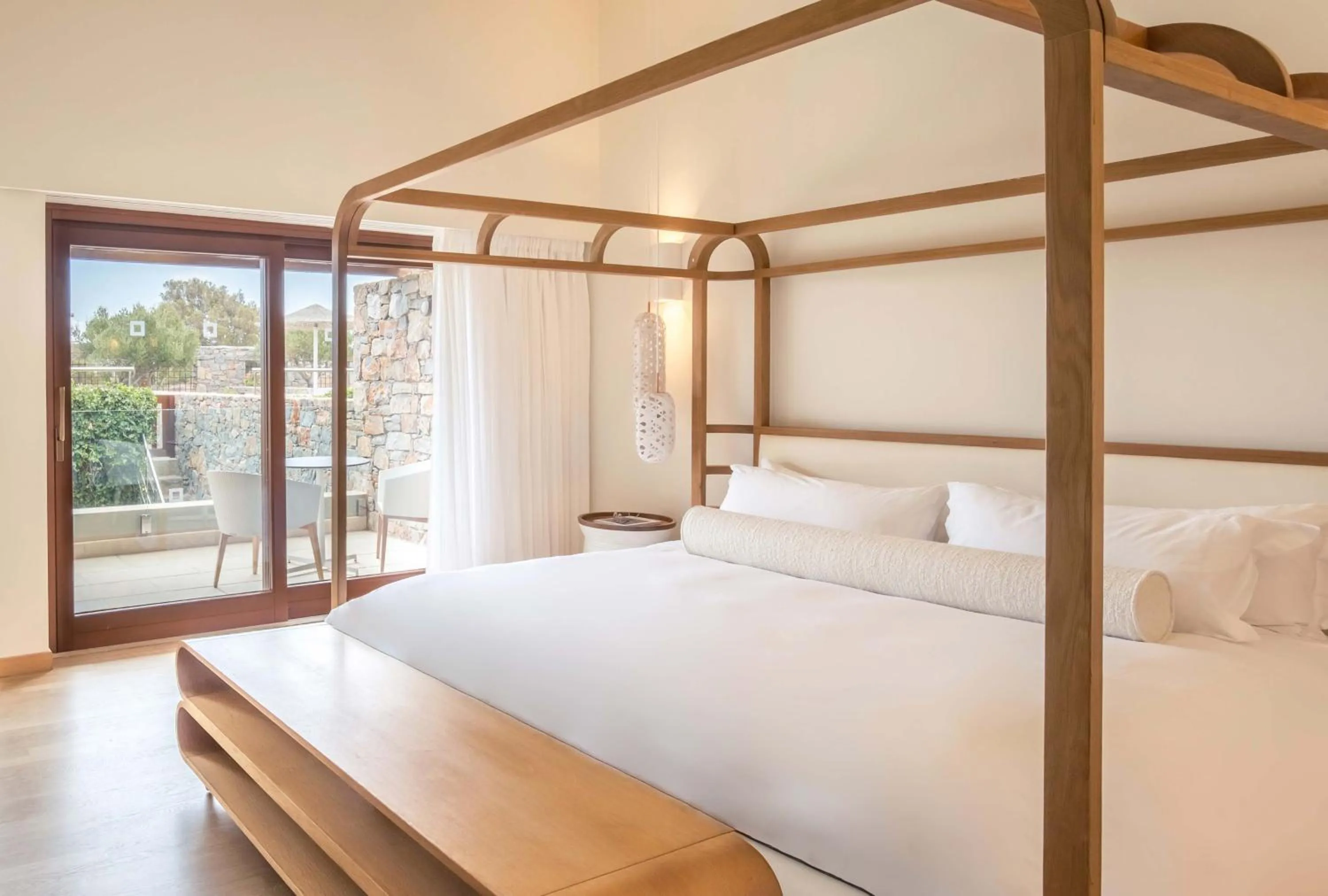 Bedroom, Bed in Phāea Blue - Small Luxury Hotels of the World