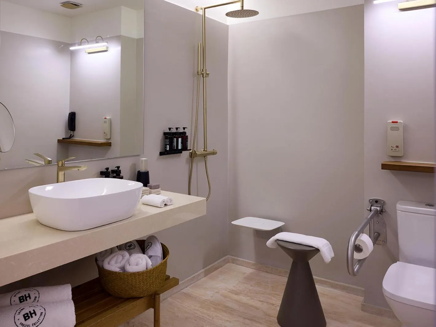 Shower in Isla Brown Chania Resort, Curio Collection by Hilton