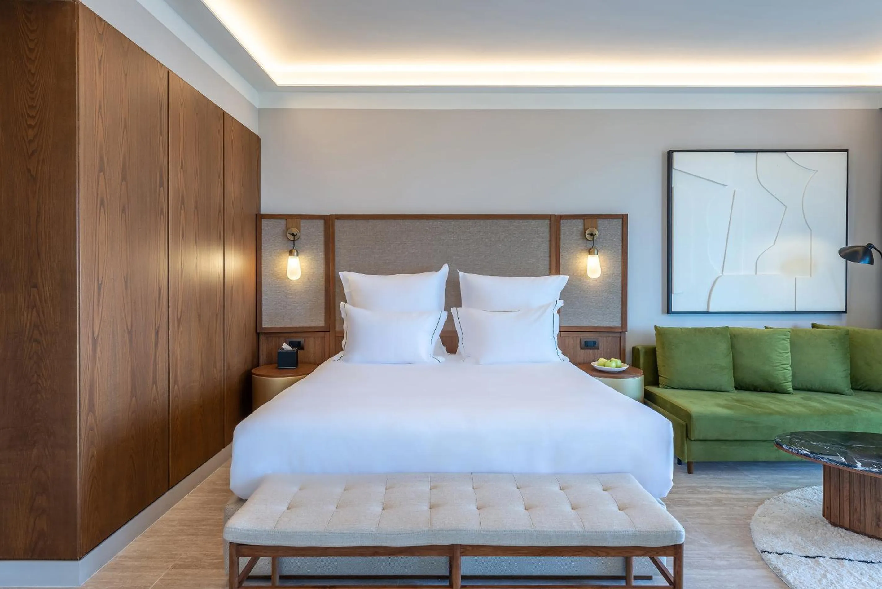 Bed in Isla Brown Chania Resort, Curio Collection by Hilton