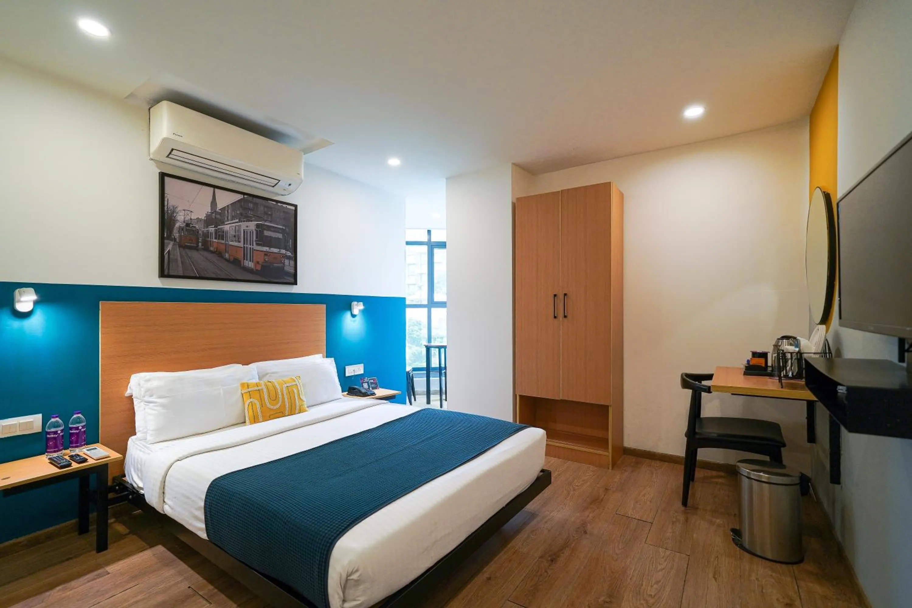 Bed in Olive Zip Richmond Circle by Embassy Group