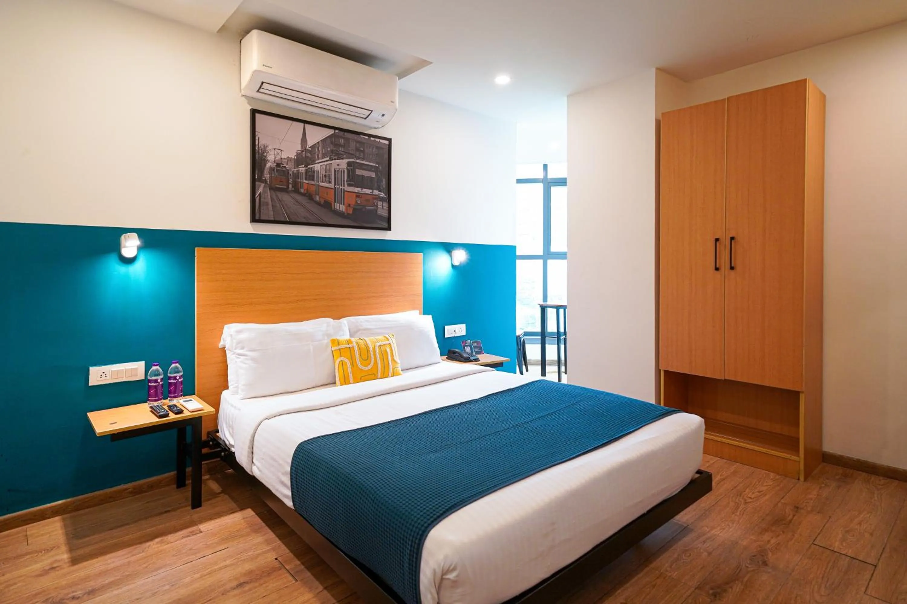 Bed in Olive Zip Richmond Circle by Embassy Group