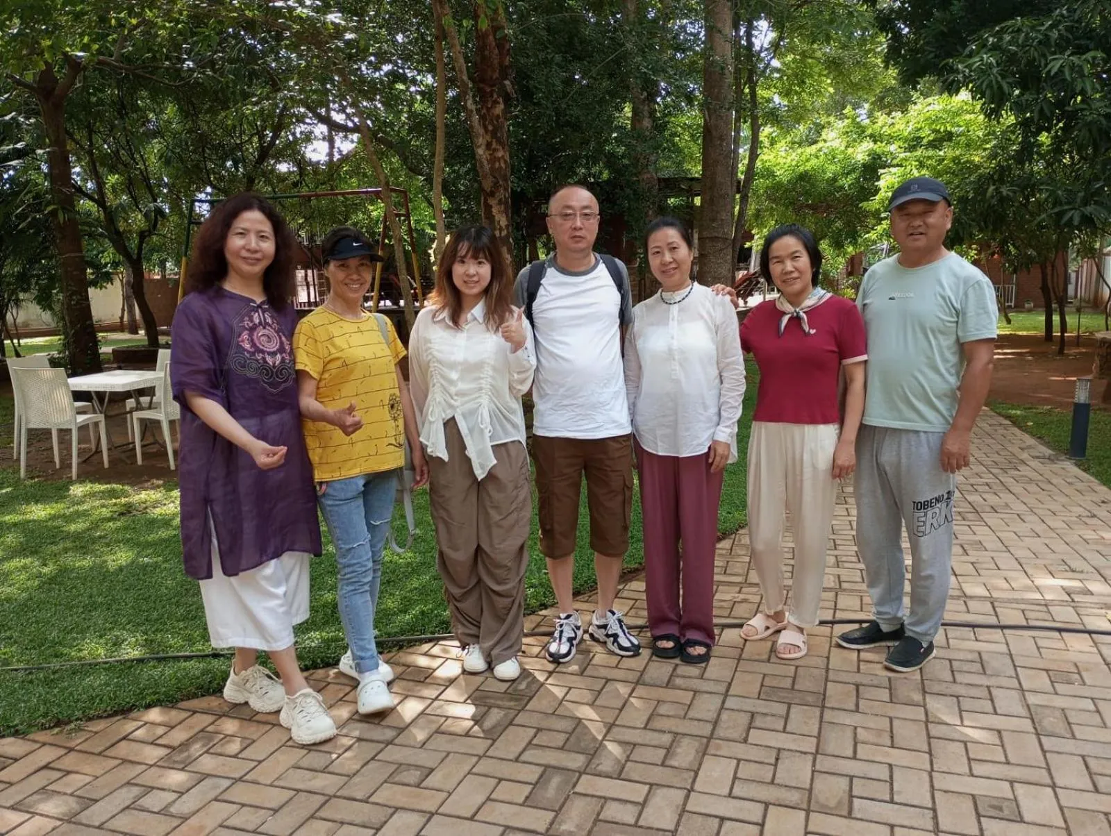 group of guests in Tepraas Sigiriya