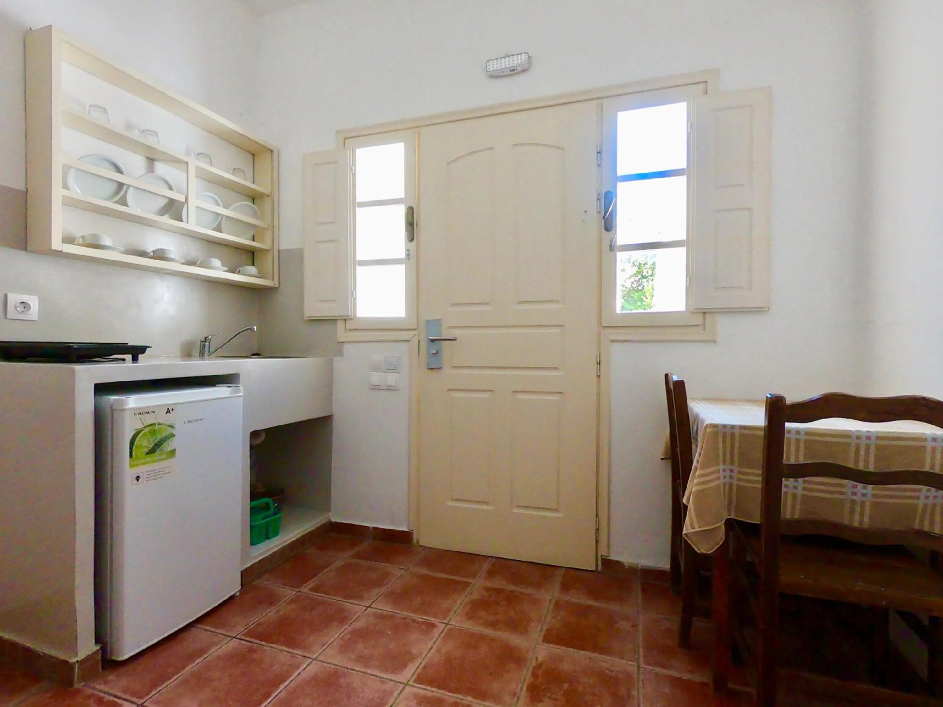 Kitchen or kitchenette in Anny Studios & Rooms Perissa Beach