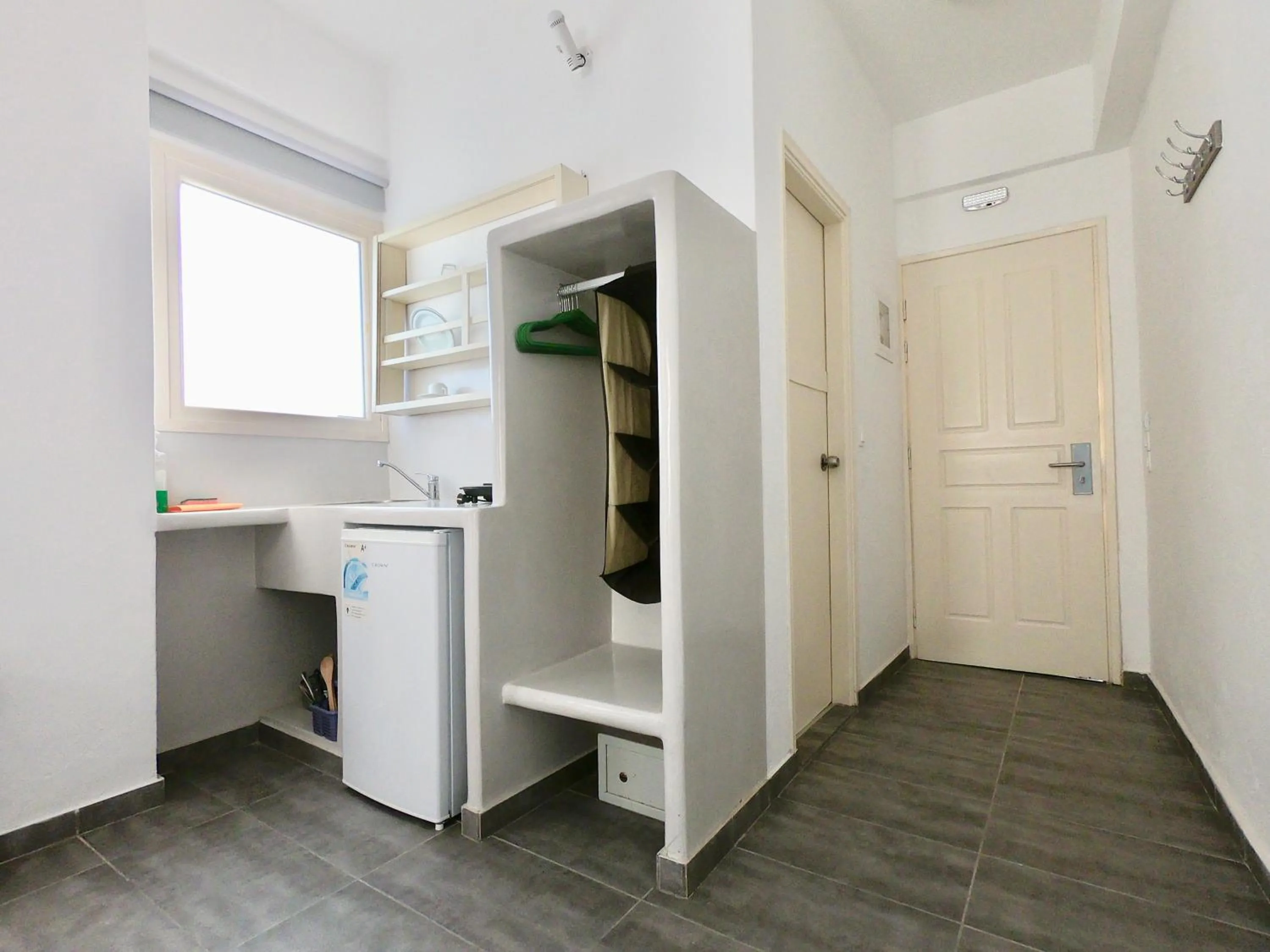 Kitchen or kitchenette in Anny Studios & Rooms Perissa Beach